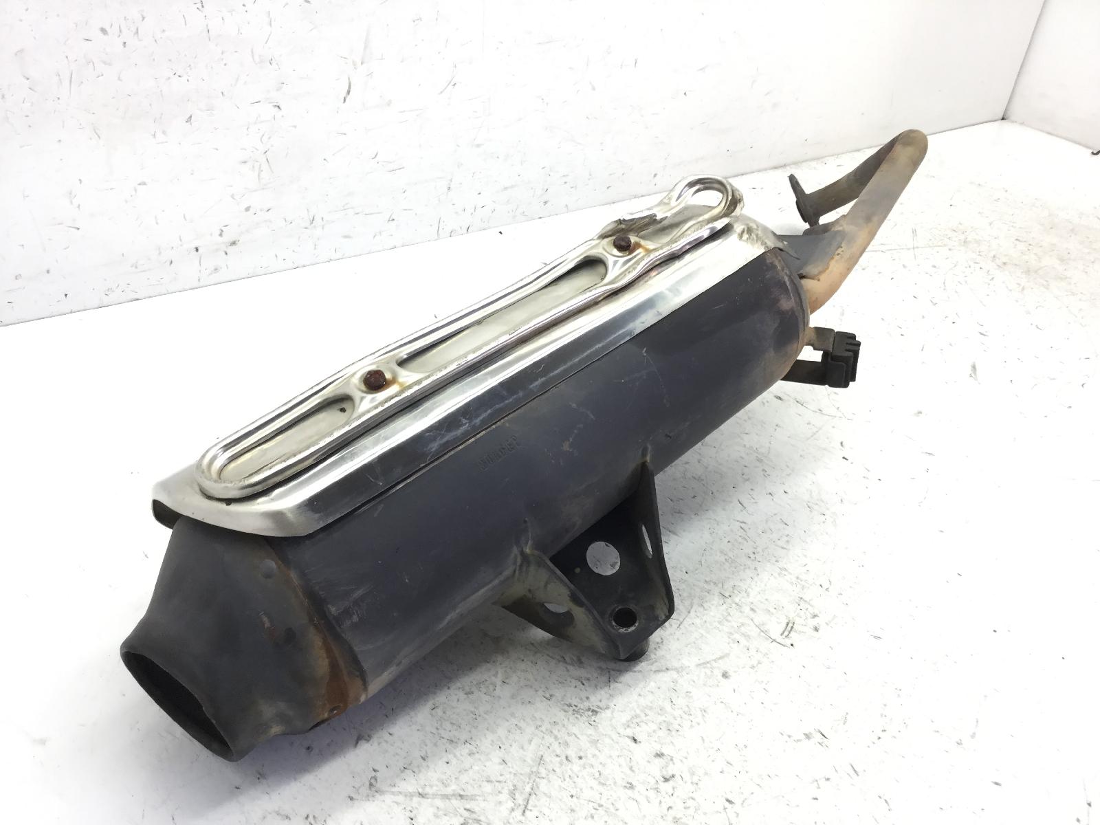 Honda sh i 125 scarico marmitta - piastra protezione calore ammaccata 2005 2008 jf14a05f