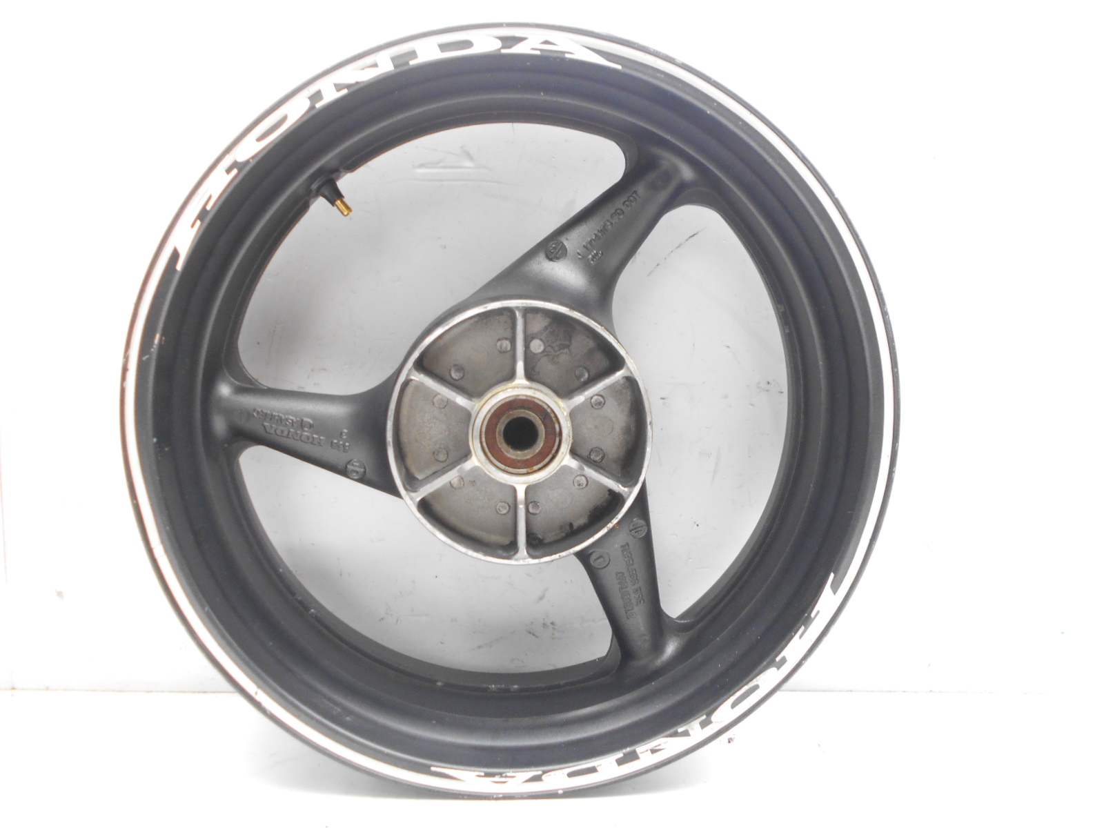 Honda cbr 600 f sport 600 cerchio ruota posteriore 17 x 5.50 2003 2003 pc35gx2m302444