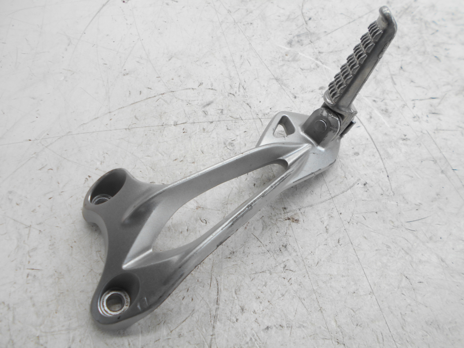 Kawasaki zx-10r d6f d7f 1000 pedana posteriore sinistra + supporto 2006 2007 zxt00dda