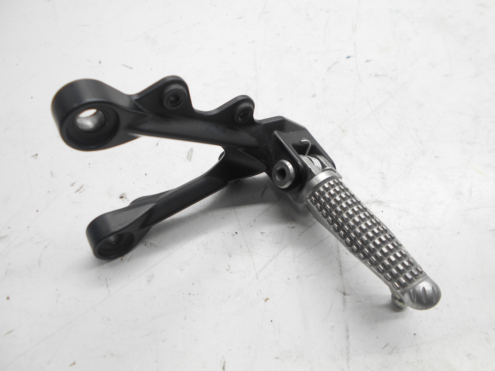 Kawasaki zx6r ninja 600 pedana anteriore sinistra + supporto 2007 2008 zx600ppa
