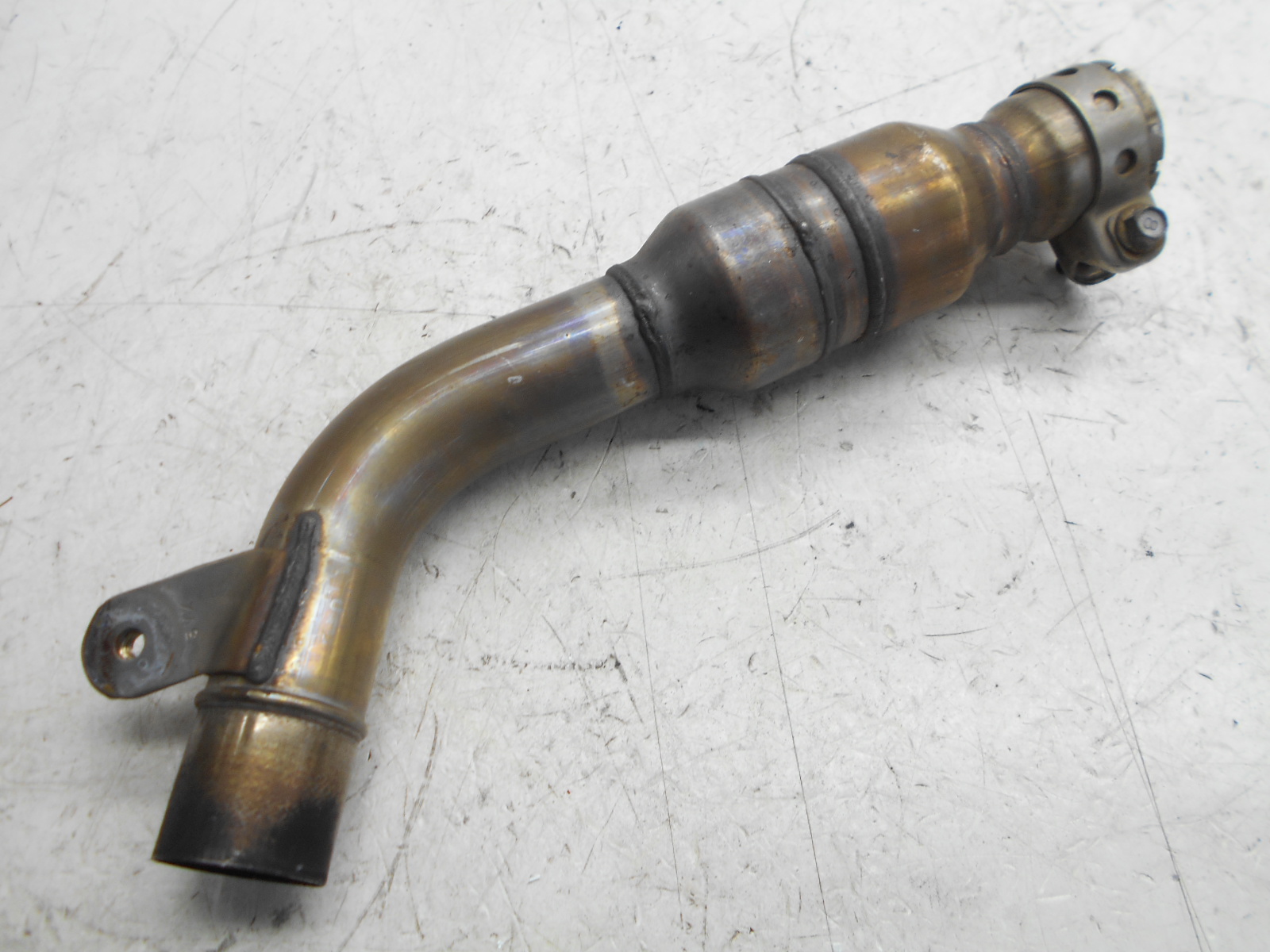 Yamaha fz6 600 collettore di scarico marmitta catalizzatore 2004 2005 rj074