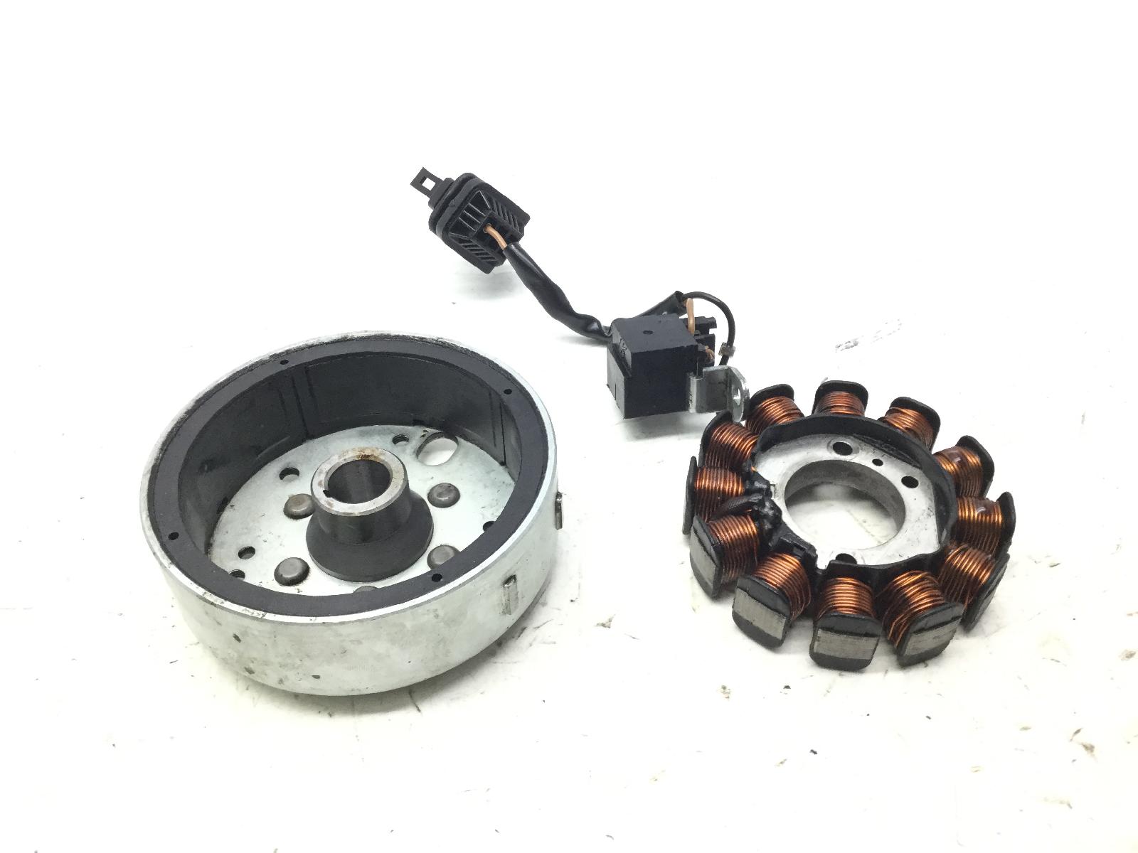 Statore generatore pick up e volano massa volanica aprilia scarabeo 4t 50 2006 2009 tga00