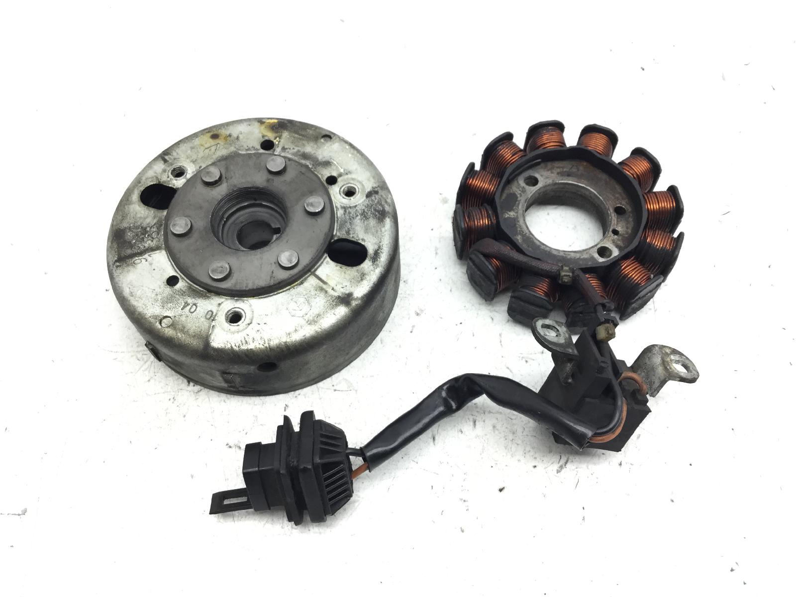 Aprilia scarabeo 4t 50 statore campo magnetico e volano 2002 2006 tg000