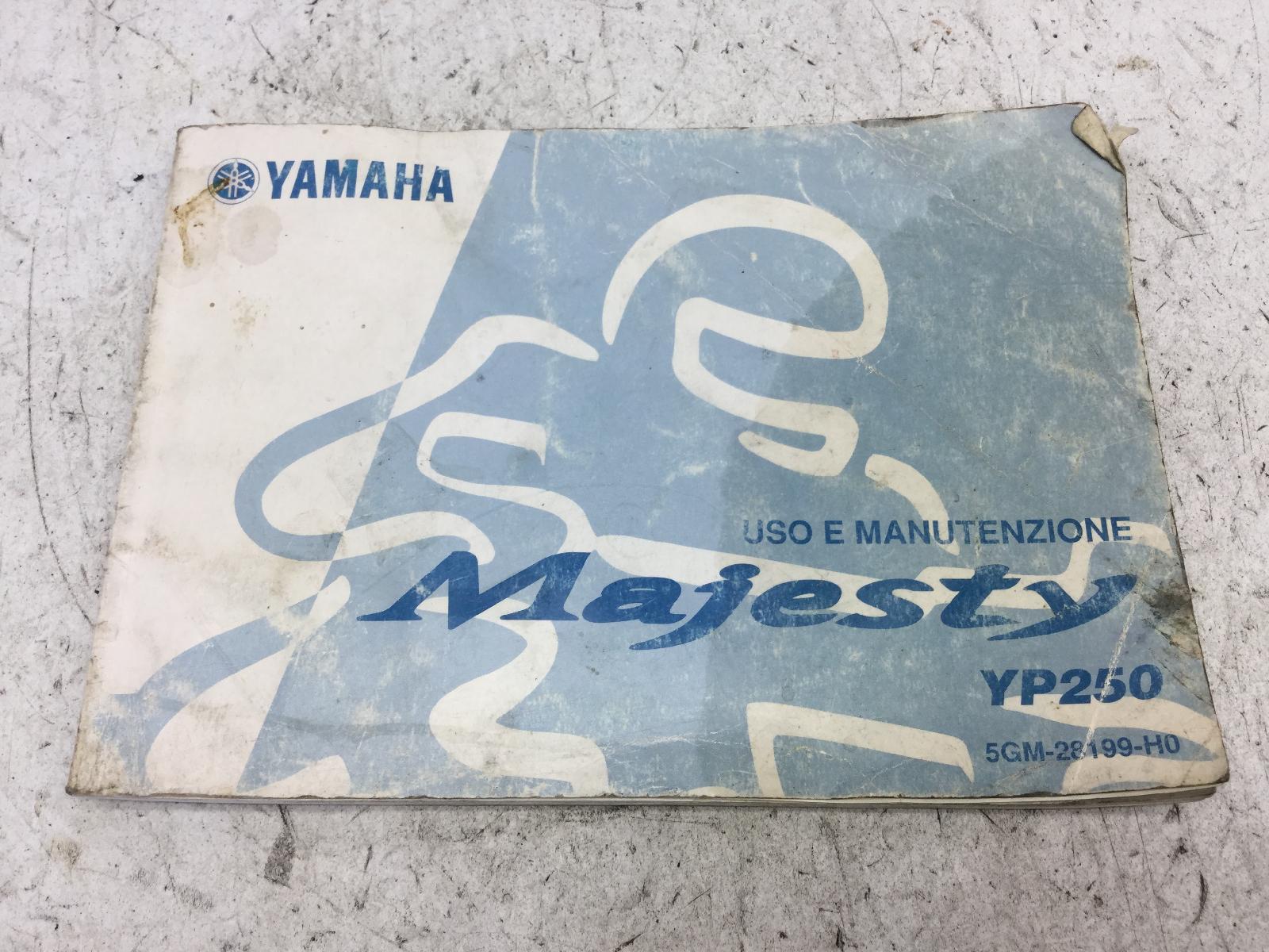 Yamaha majesty yp 250 manuale uso e manutenzione 2000 2001 sg041