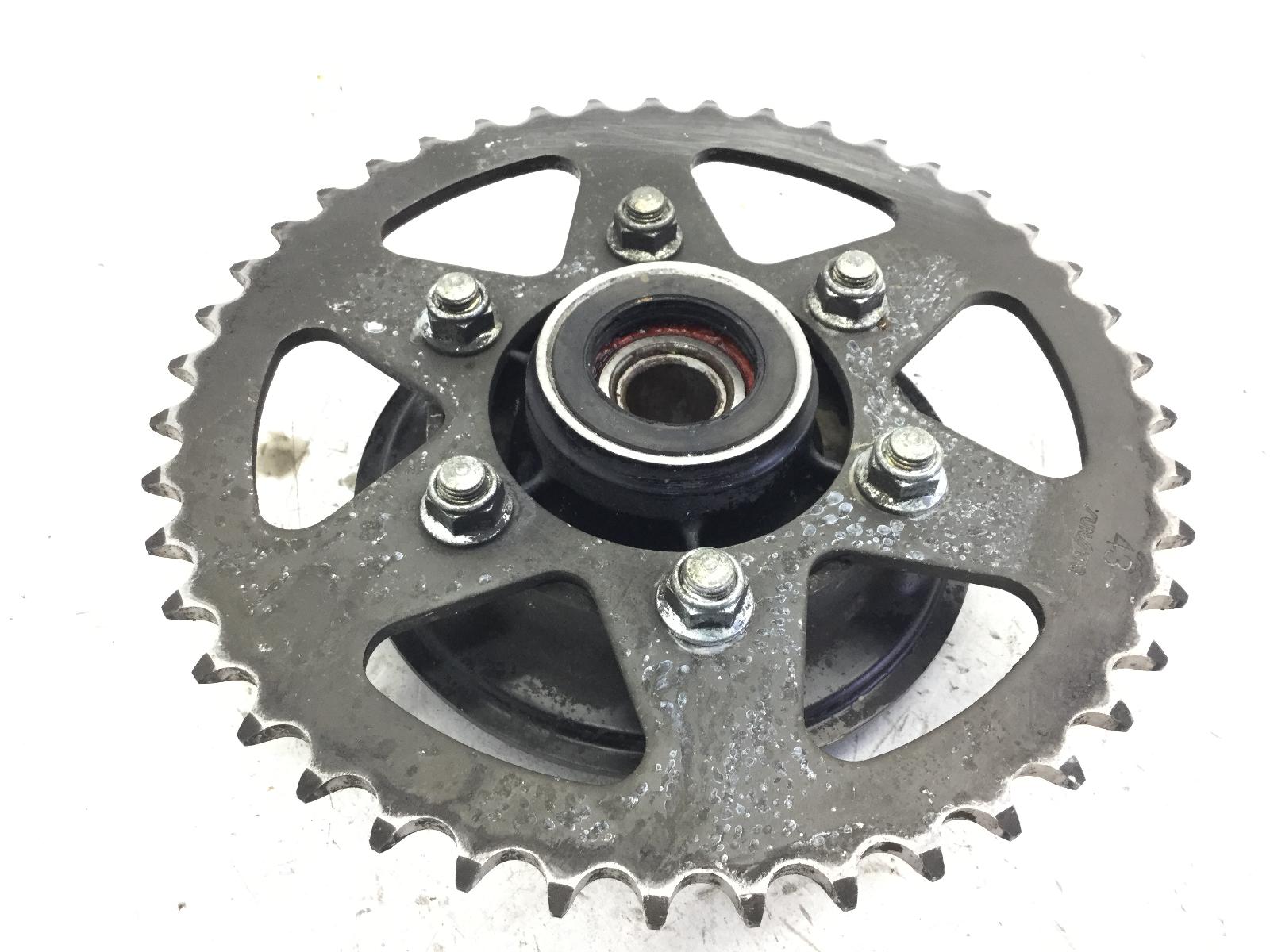 Kawasaki z 750 mozzo parastrappi ruota posteriore corona non garantita 2004 2005 zr750jja