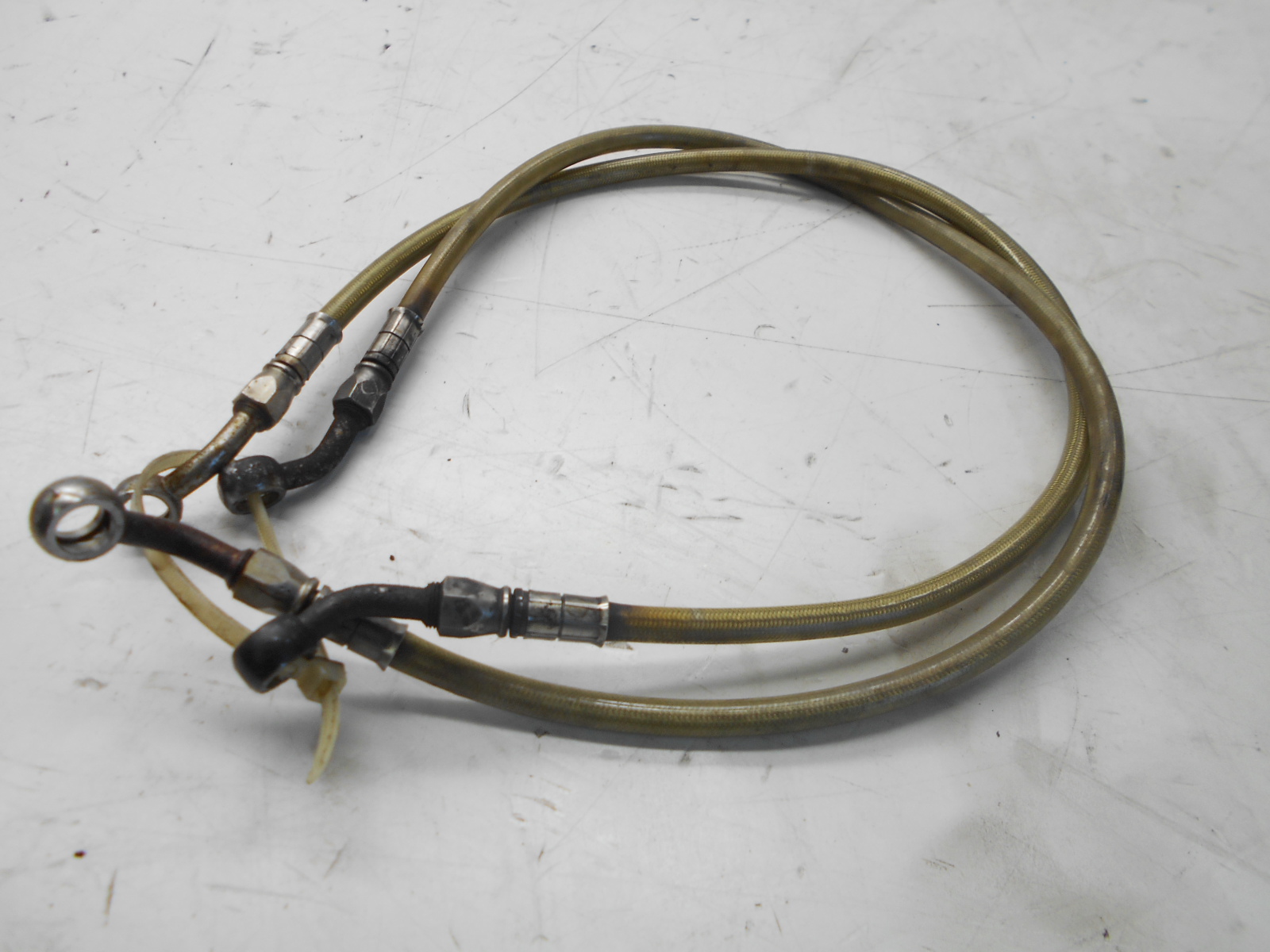 Suzuki gsx-r k1 k3 600 tubi freno anteriori in treccia 2002 2002 bg111