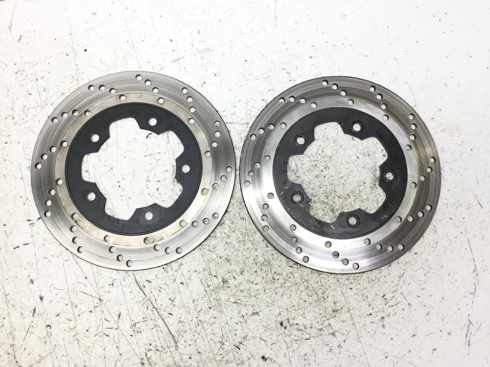 Kymco xciting 250 coppia dischi freno anteriore 5.05 e 5.06 mm spessore 2005 2005 t71000