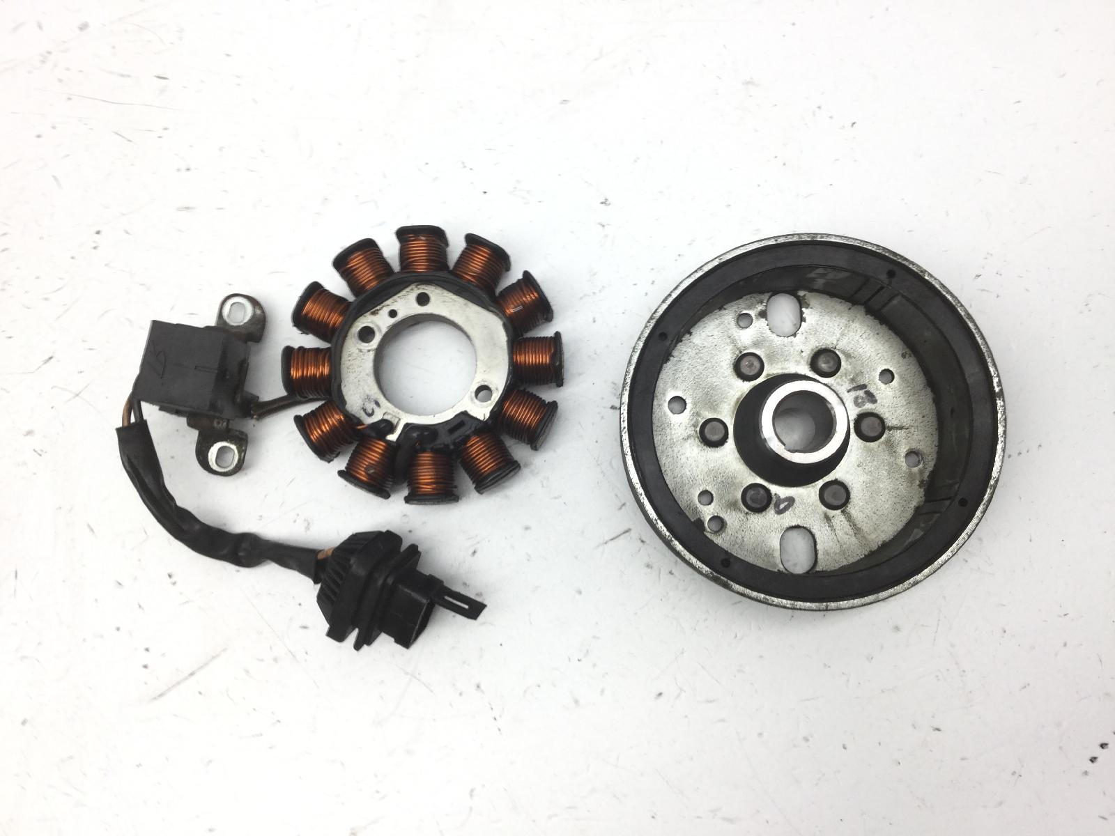 Piaggio fly 4t 100 statore campo magnetico e volano 2007 2007 m53100