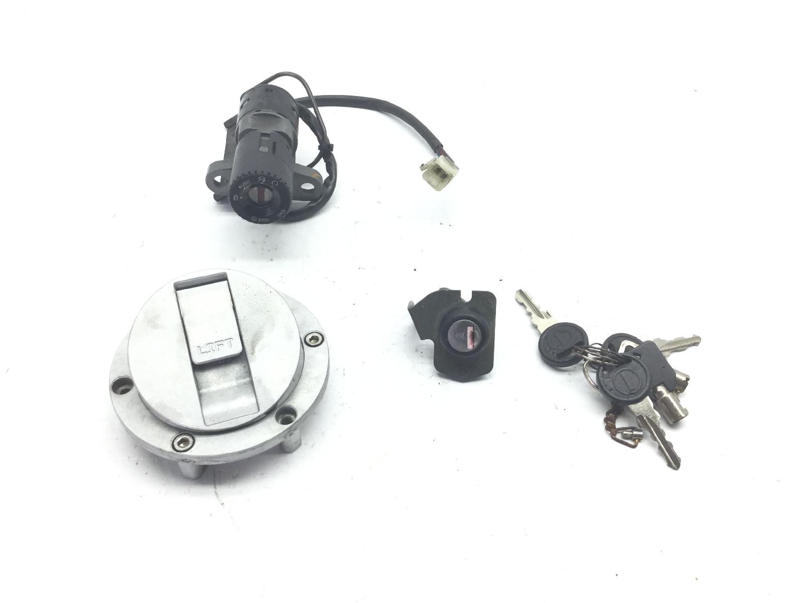 Yamaha tzr 50 blocchetto chiave accensione con serrature e tappo serbatoio 2003 2005 ra031