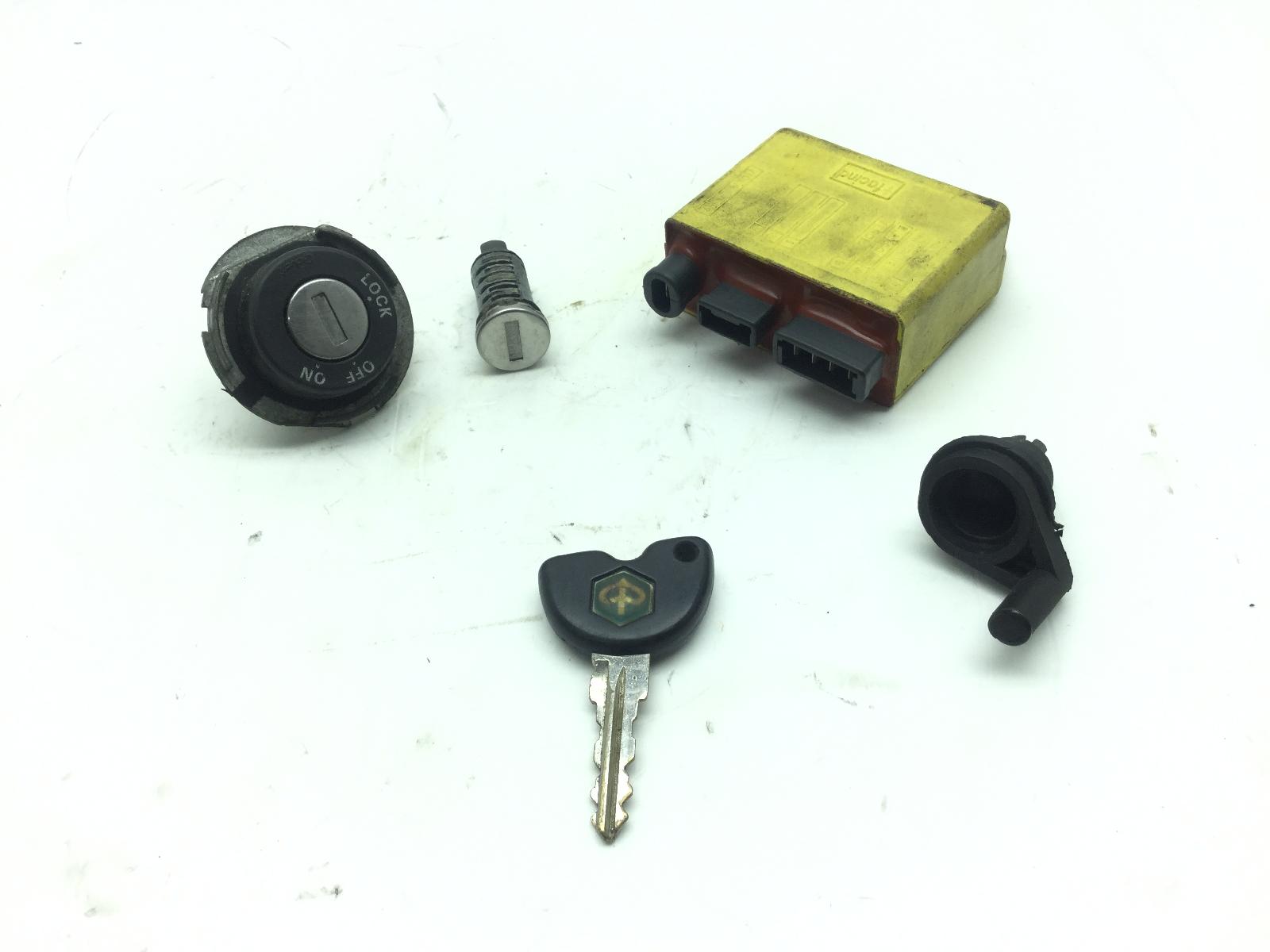 Piaggio vespa et4 125 blocchetto accensione centralina serratura e chiave 1996 1998