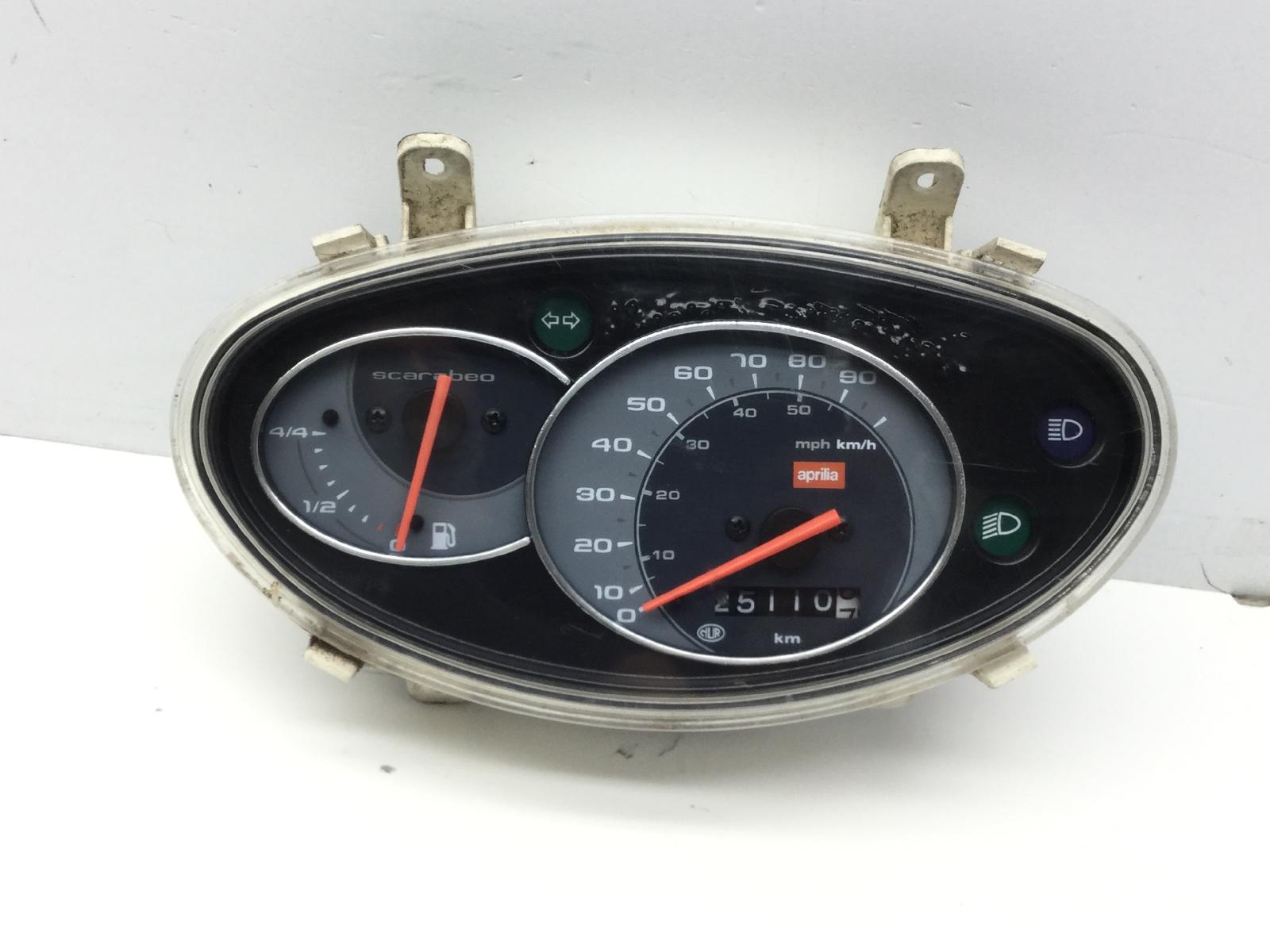 Aprilia scarabeo 4t 100 strumentazione contachilometri difetto calore 2006 2009 vaa00