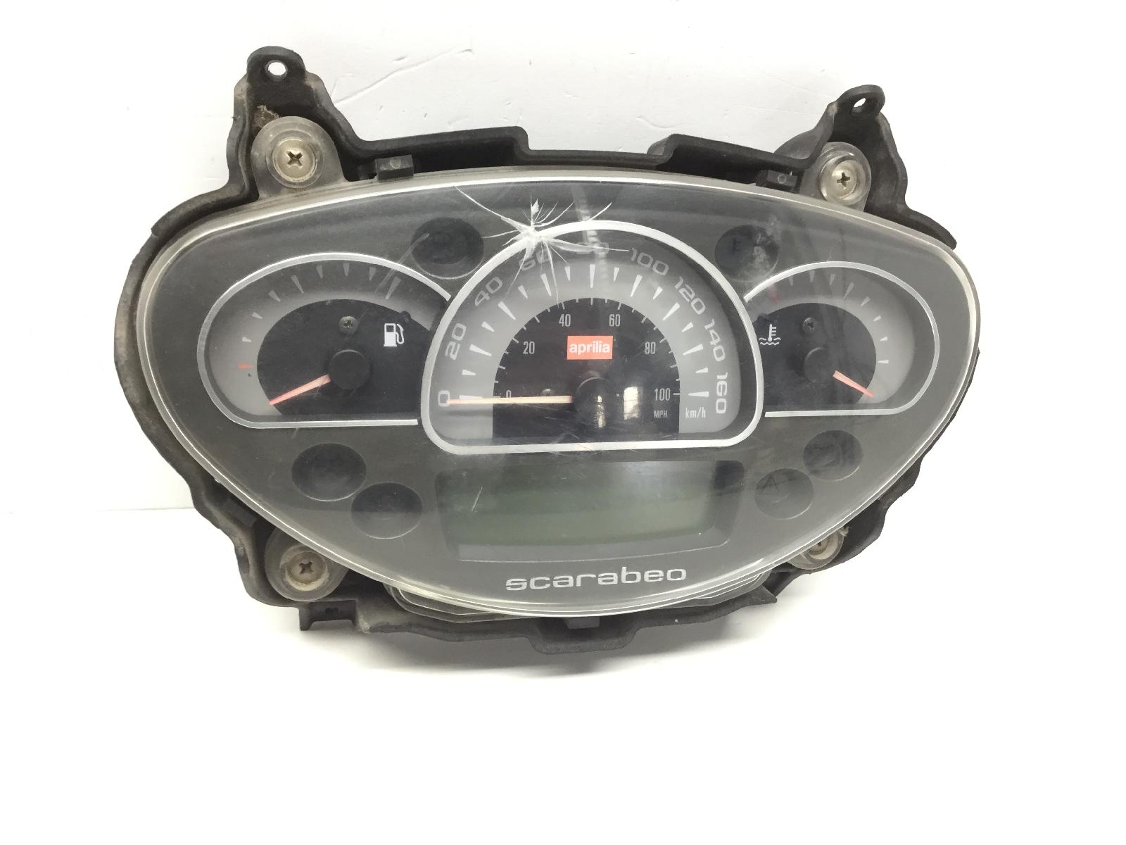 Aprilia scarabeo light 200 strumentazione vetro con crepa 2007 2007 rba00