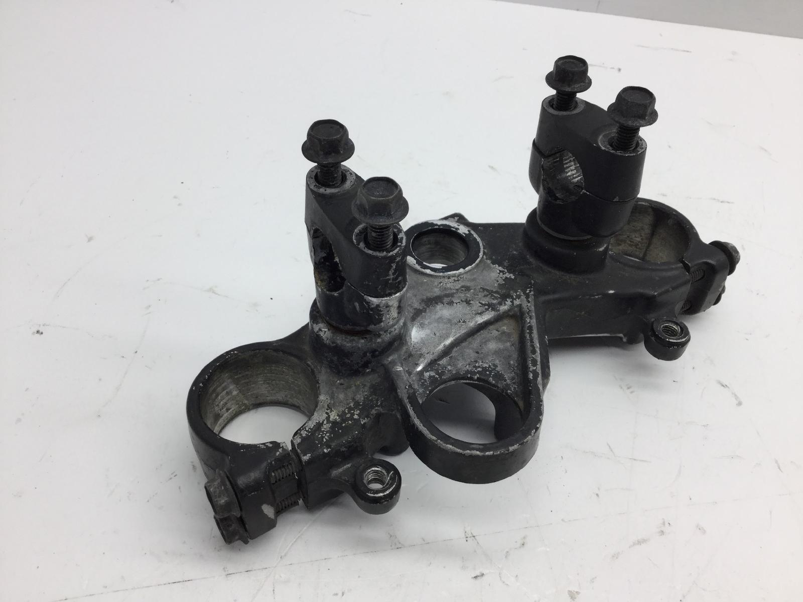 Yamaha xt e 600 piastra forcella superiore + riser manubrio difetti vernice 1990 1990 3tb1