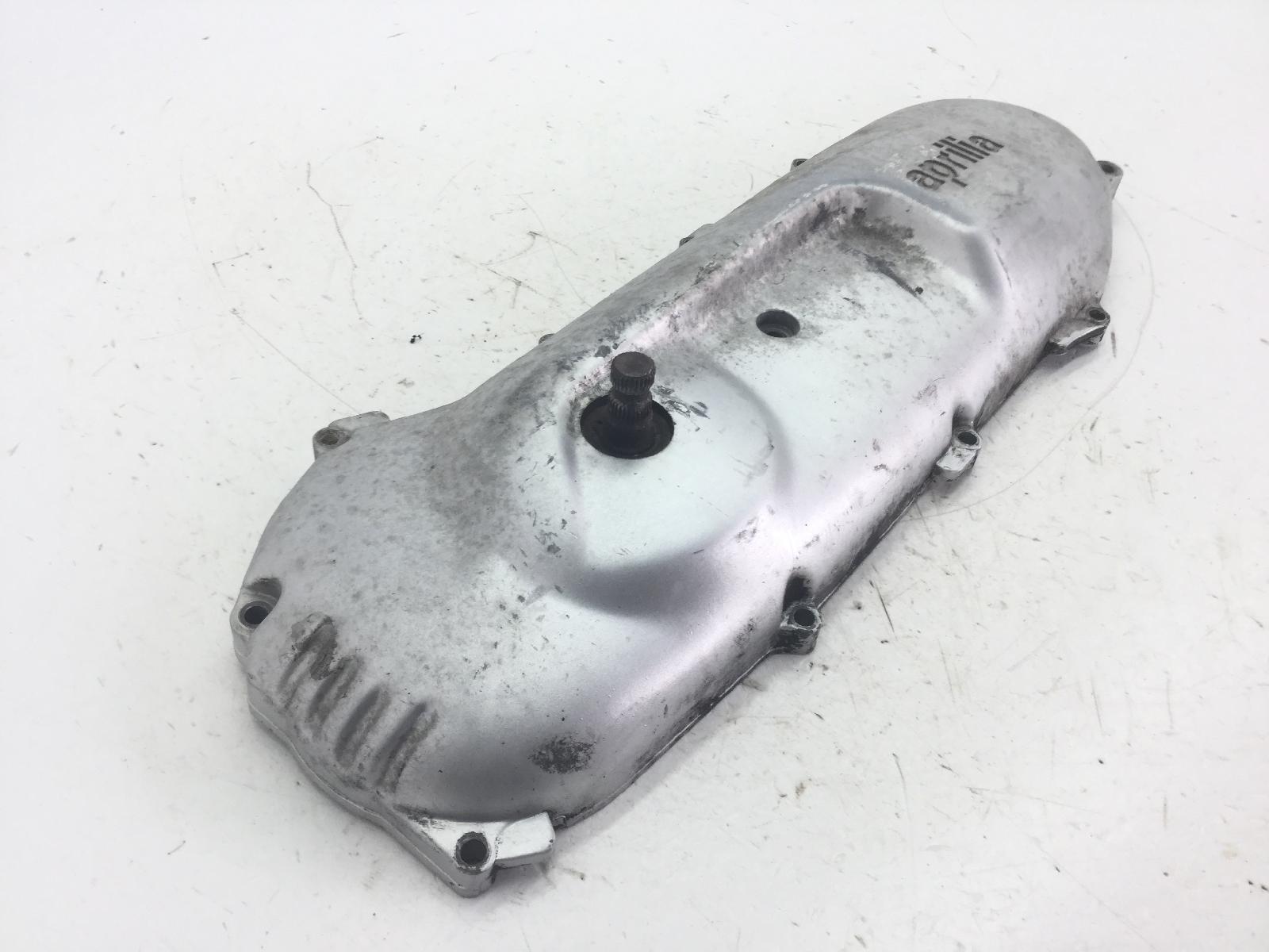 Aprilia scarabeo 50 coperchio carter trasmissione e ingranaggi avviamento 1999 1999 pf01+freno+disco+post