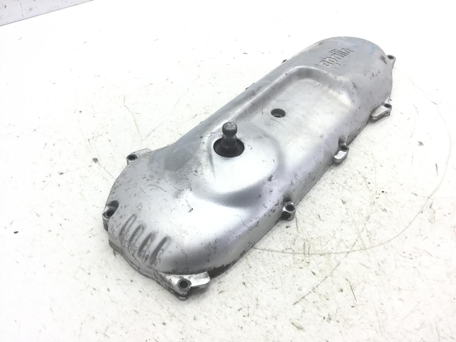 Aprilia scarabeo 50 coperchio carter trasmissione e ingranaggi avviamento 1999 1999 pfg10+catalitico+freno+a+disco+post