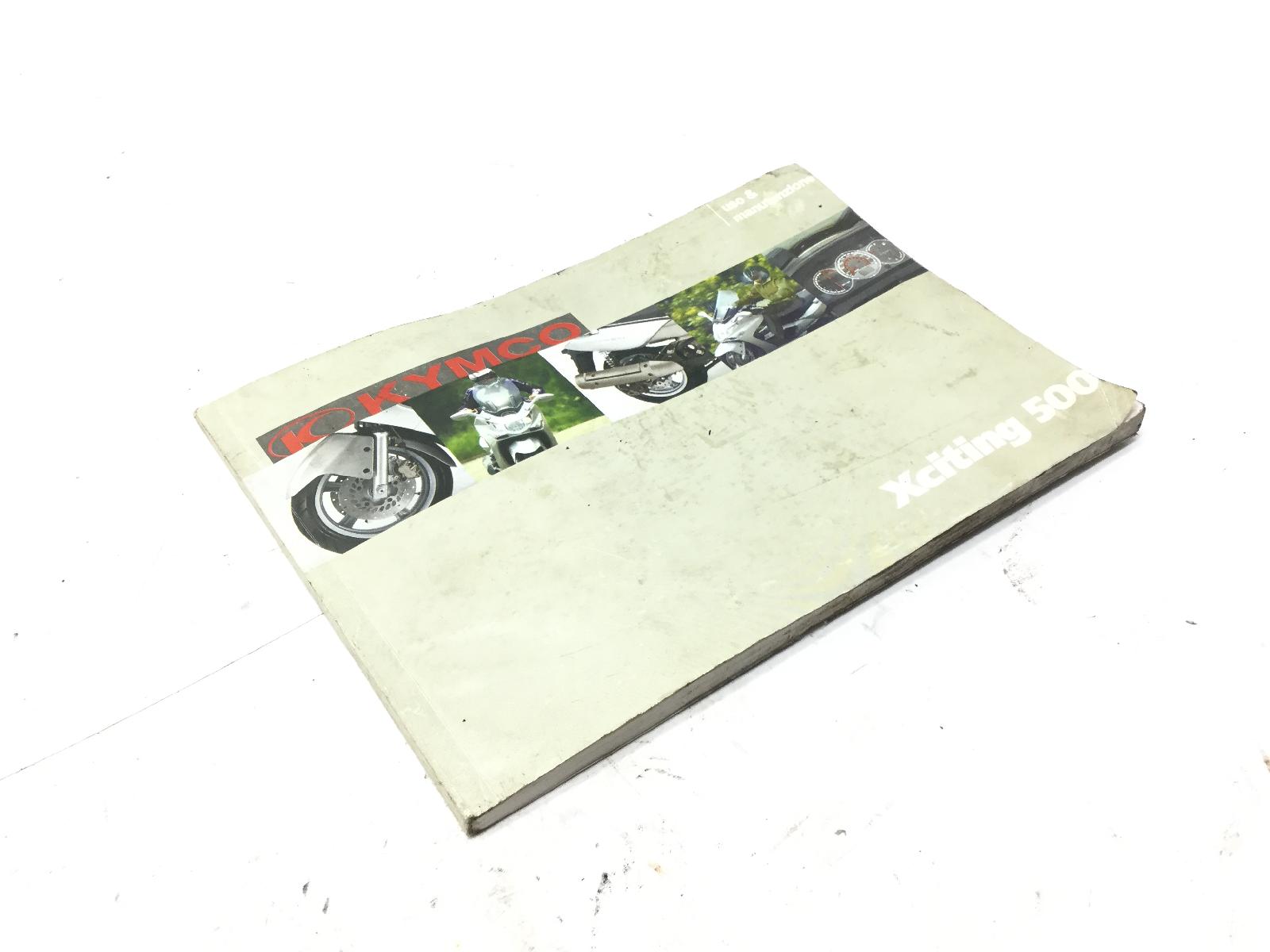 Kymco xciting 500 libretto manuale uso e manutenzione 2005 2005 t70000