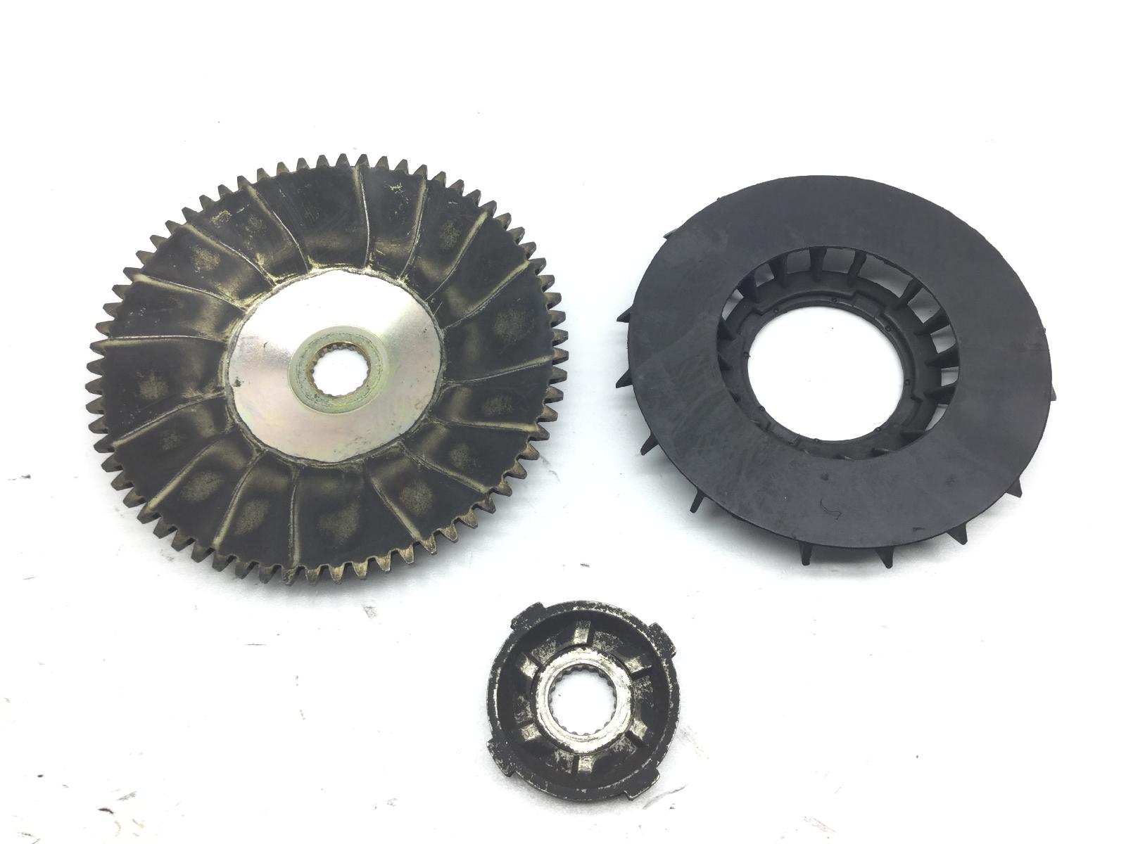 Aprilia scarabeo 4t 4v 50 semipuleggia fissa trasmissione variatore motrice 2010 2012 tge00