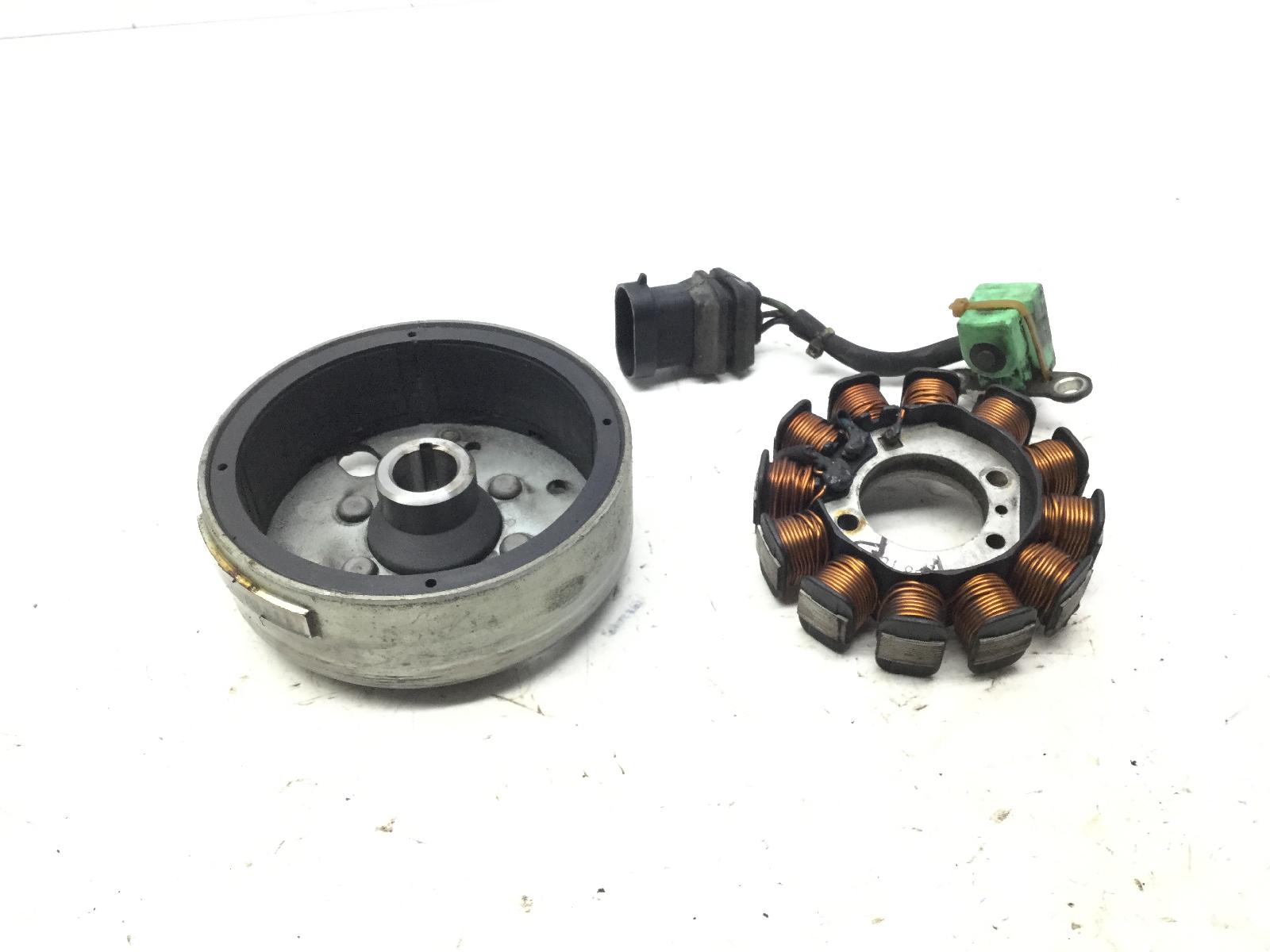 Aprilia scarabeo 4t 4v 50 statore campo magnetico e volano massa volanica 2010 2012 tge00