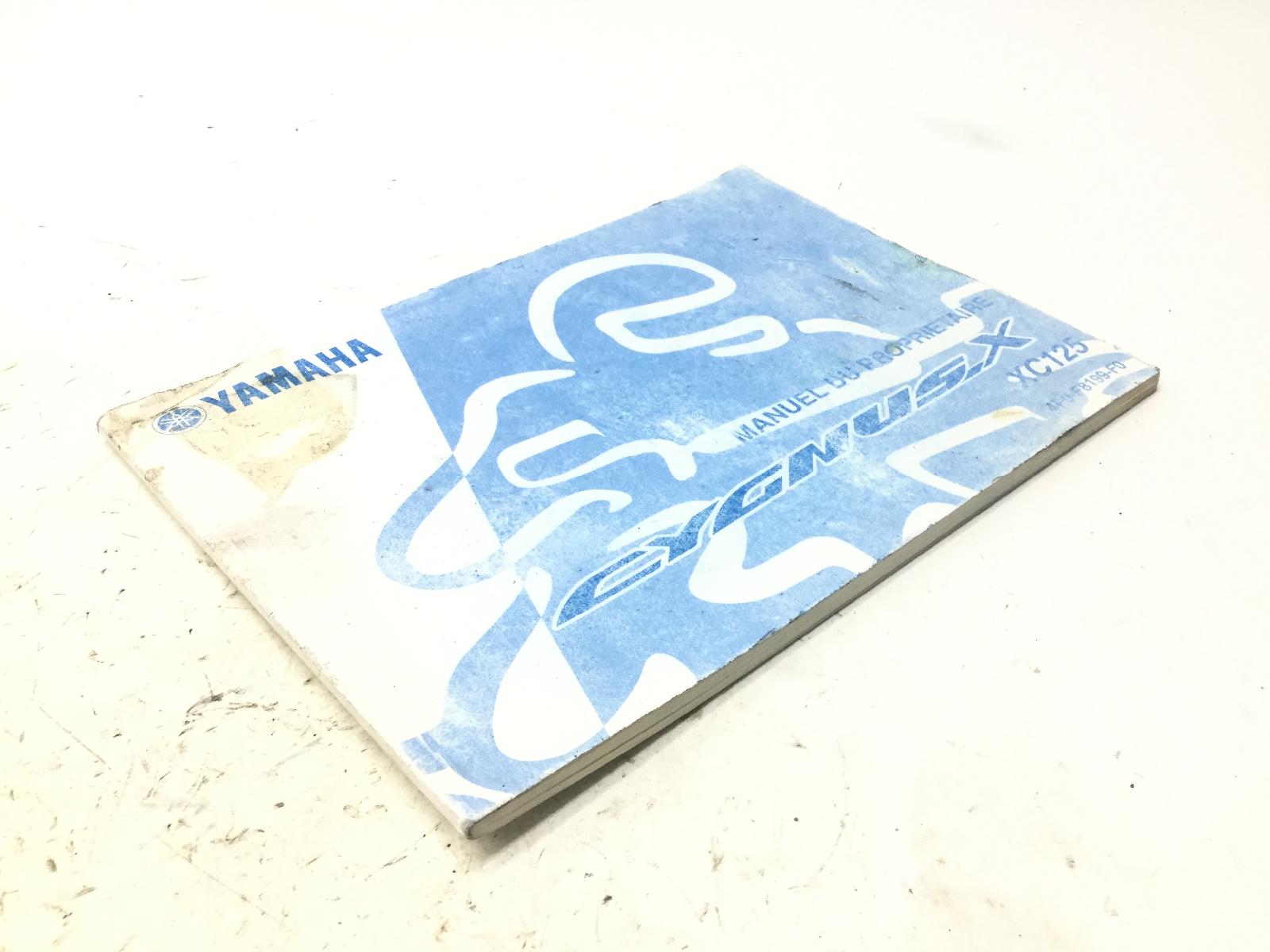 Yamaha nxc cygnus x 125 manuale uso e manutenzione - lingua francese 2007 2011 se411