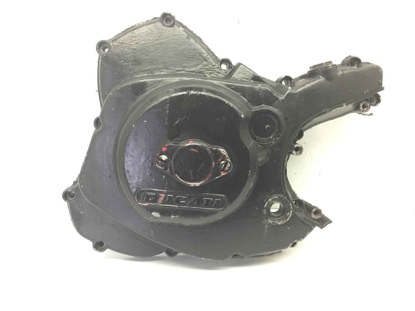 Ducati monster 600 carter coperchio statore volano riverniciato di nero 1998 1998 600m