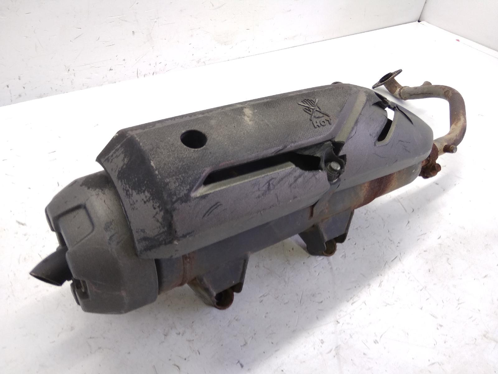 Sym hd 2 i 200 scarico marmitta e collettore con piccola ammaccatura 2011 2011 rfglca501bs