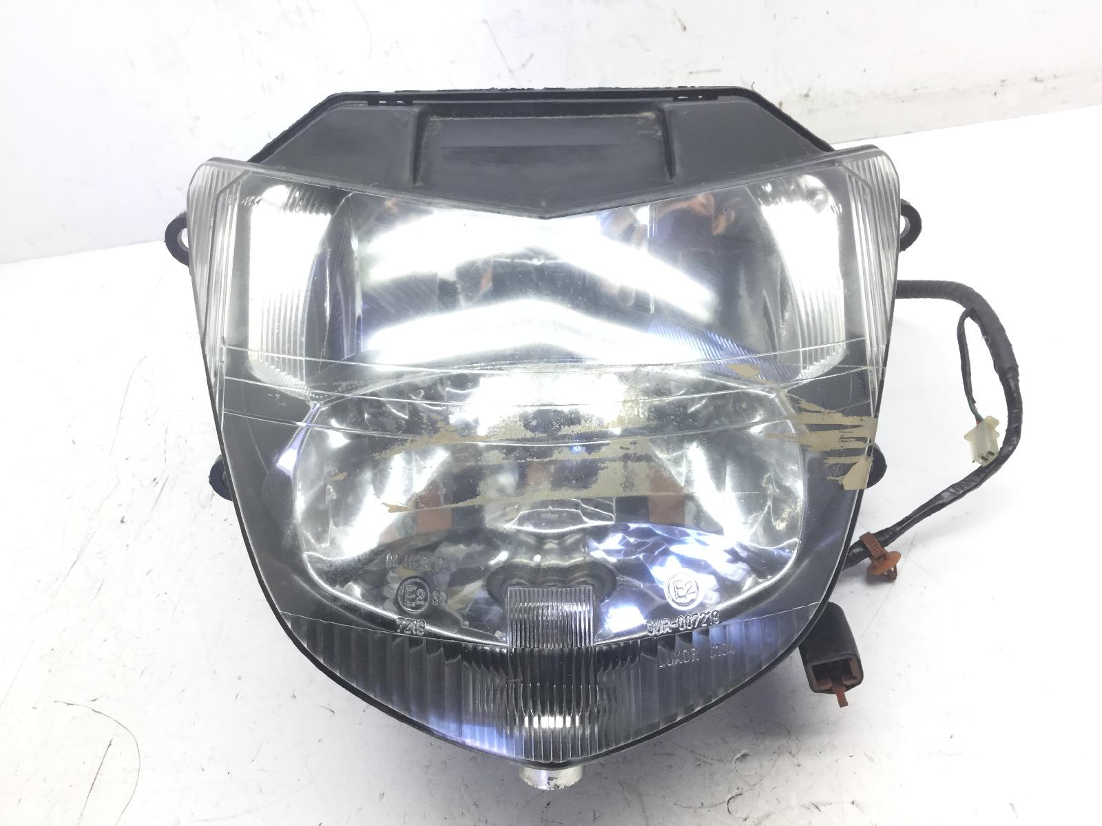 Honda foresight 250 faro fanale anteriore con tracce di colla su vetro 1998 2004 zdcmf05a0yf