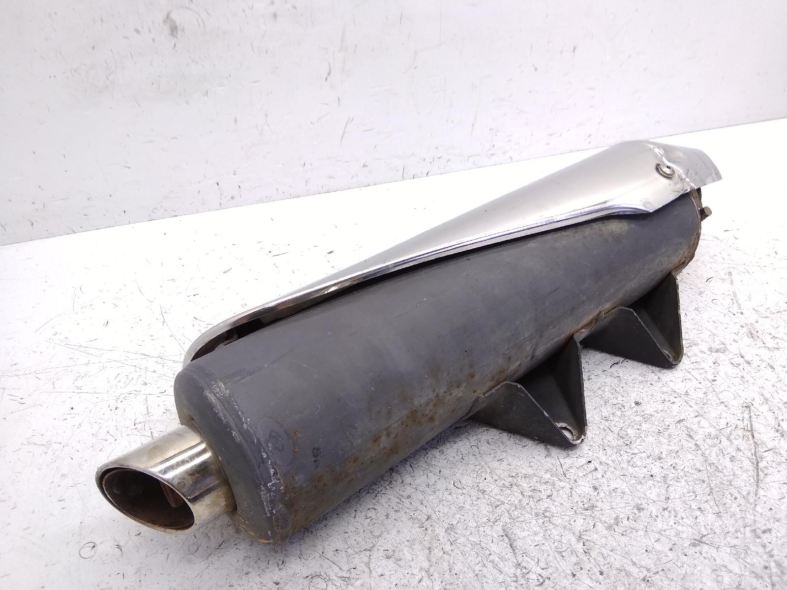 Aprilia atlantic 500 scarico marmitta terminale *ammaccatura su protezione 2001 2004 pt003