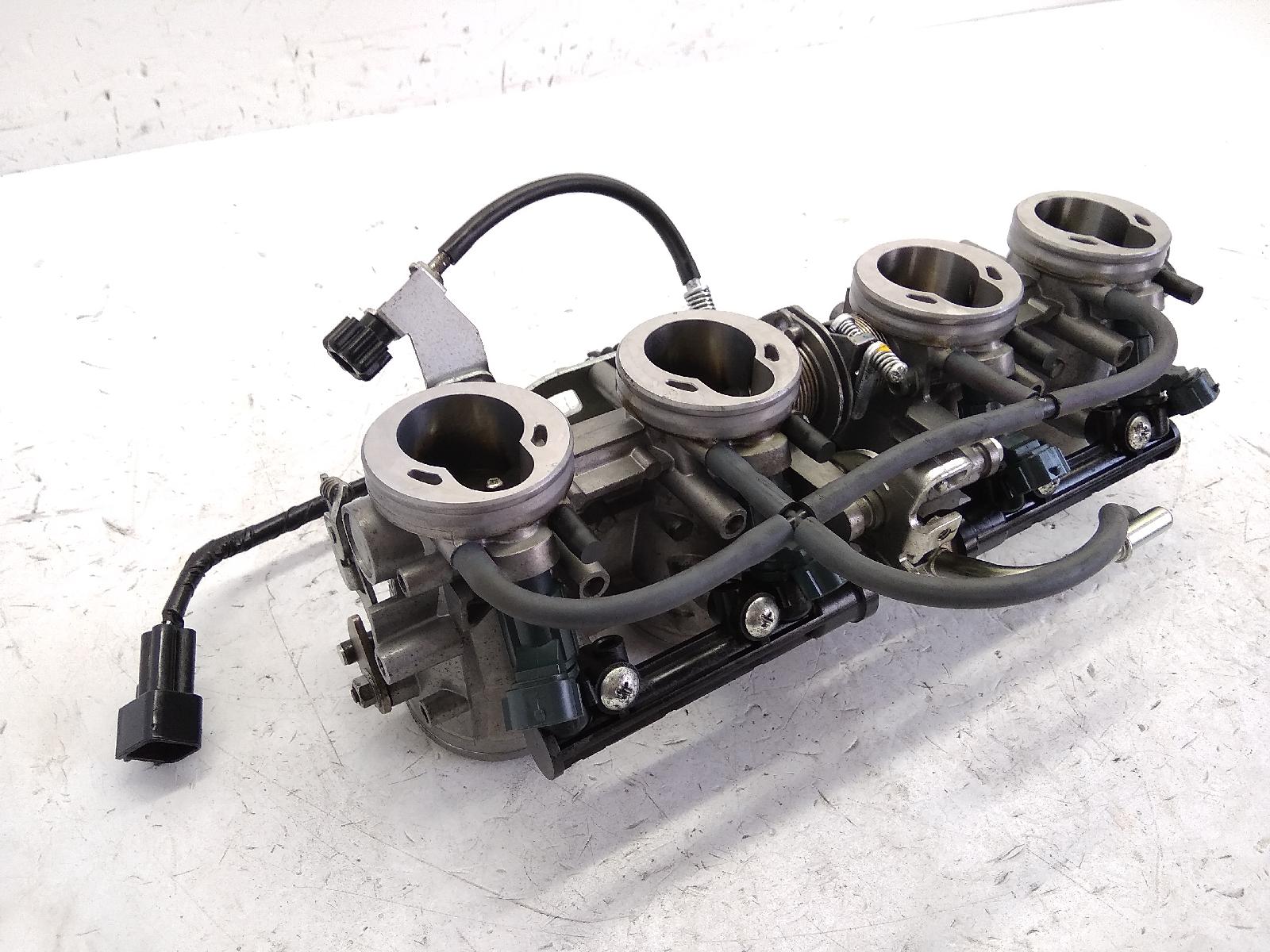 Kawasaki z750 750 gruppo corpo farfallato e iniettori 2008 2008 zr750lla