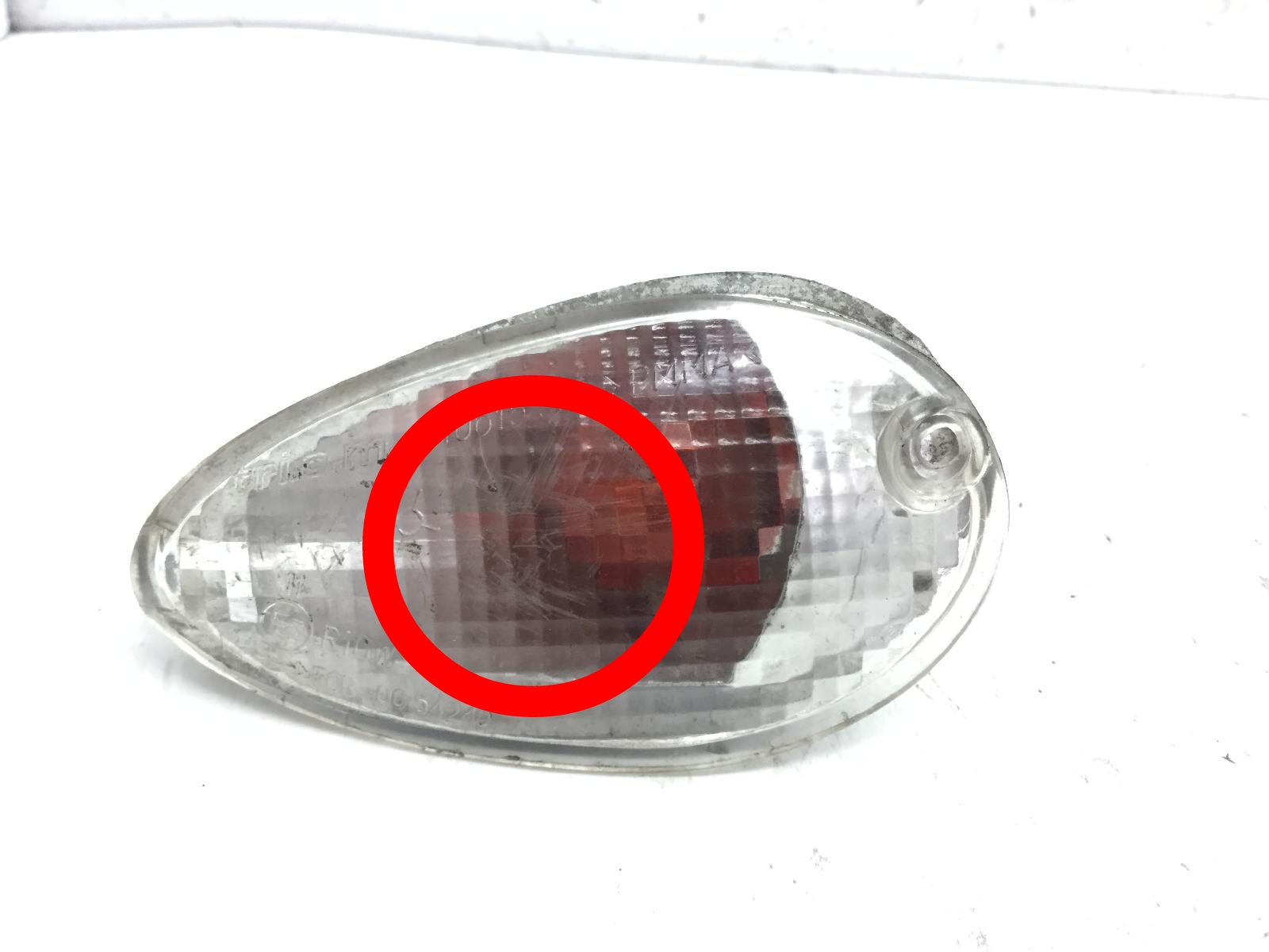 Piaggio liberty 150 freccia anteriore sinistra - graffi su gemma 2001 2002 m2200