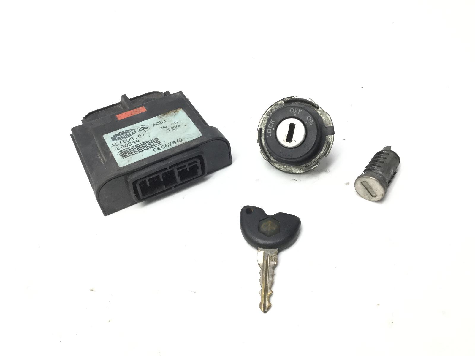 Piaggio liberty 125 blocchetto accensione serratura centralina e chiave 2001 2002 m2200