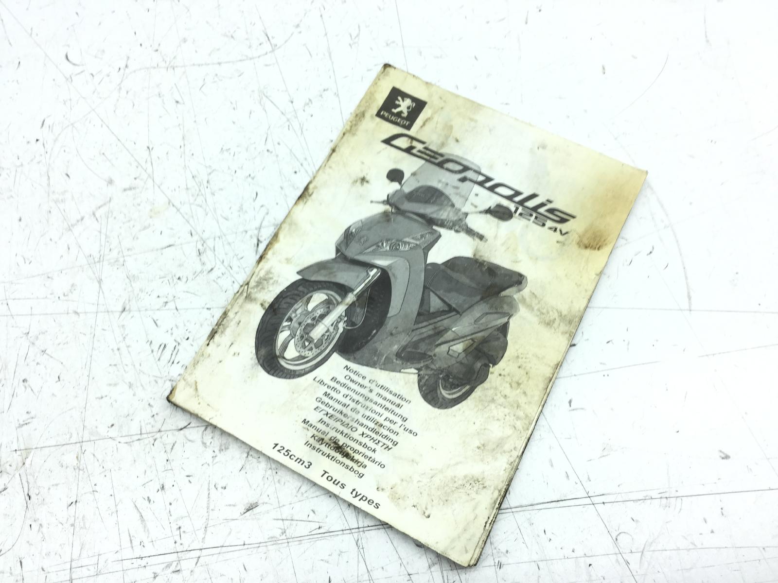 Peugeot geopolis 4v ie 125 libretto uso manutensione 2007 2007