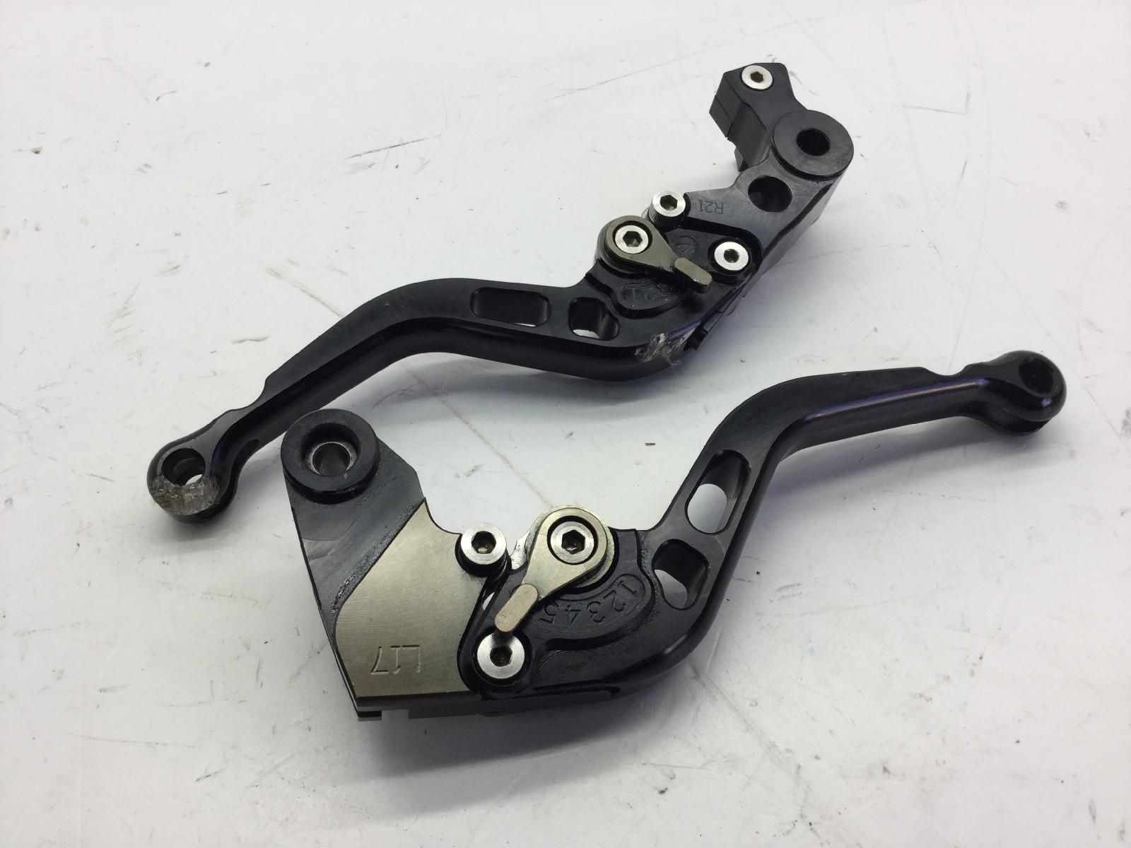 Kawasaki z750 r 748 coppia leve freno e frizione leggermente storta 2011 2011 zr750nna
