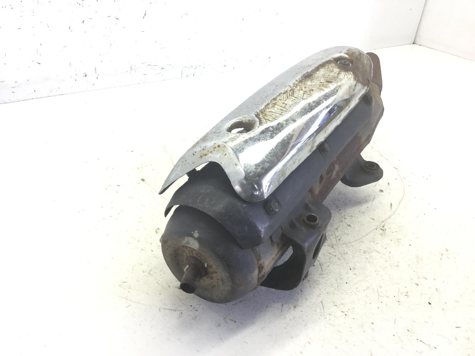 Yamaha xc cygnus r 125 scarico marmitta - ammaccatura su protezione calore 2000 2003 se031