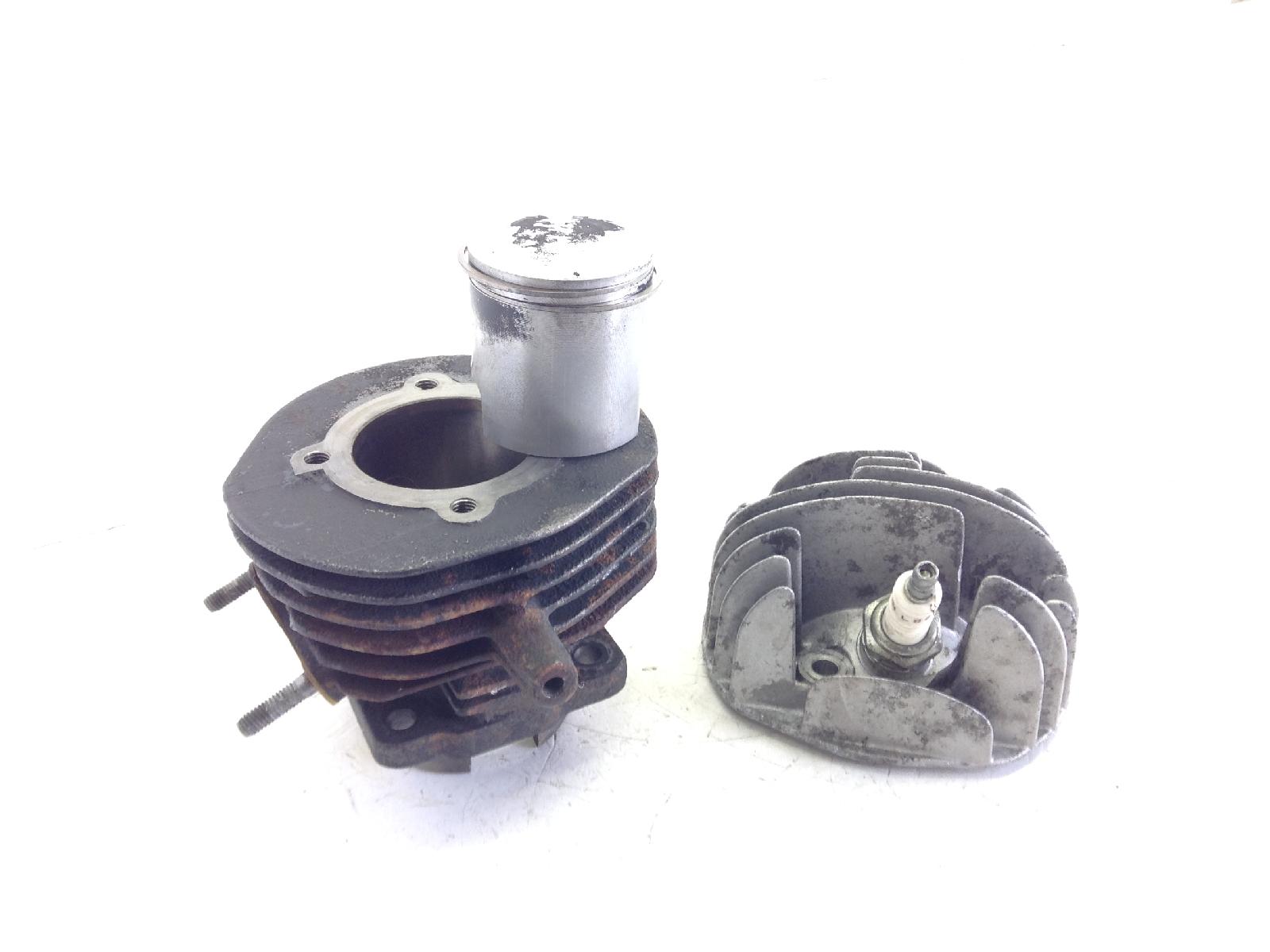 Piaggio vespa hp fl2 50 cilindro pistone e testa - cilindrata 75 cc 1991 1997 v5n2t