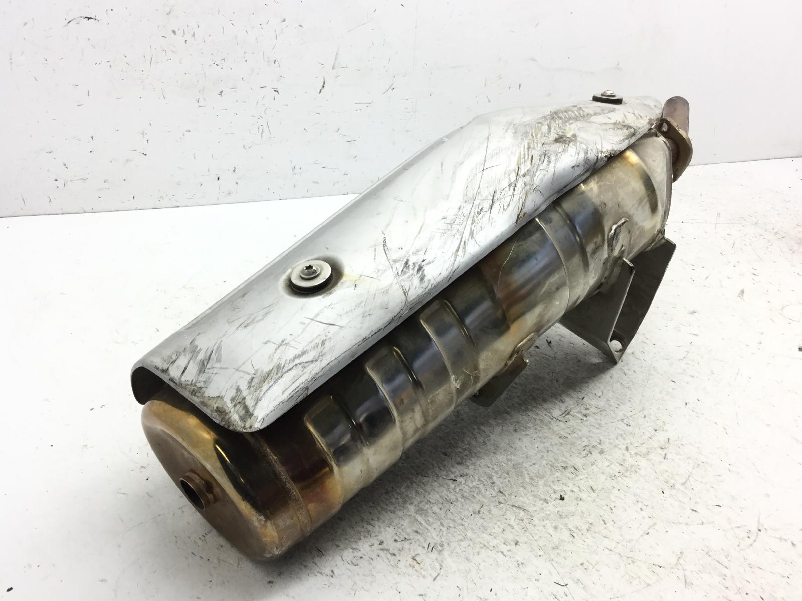 Bmw c1 125 scarico marmitta - ammaccature su piastra protezione calore 2001 2001 wb10191a