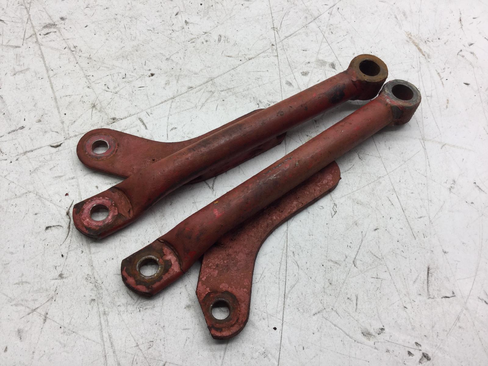 Italjet moto trial 350 coppia supporti pedane posteriori 1980 1985
