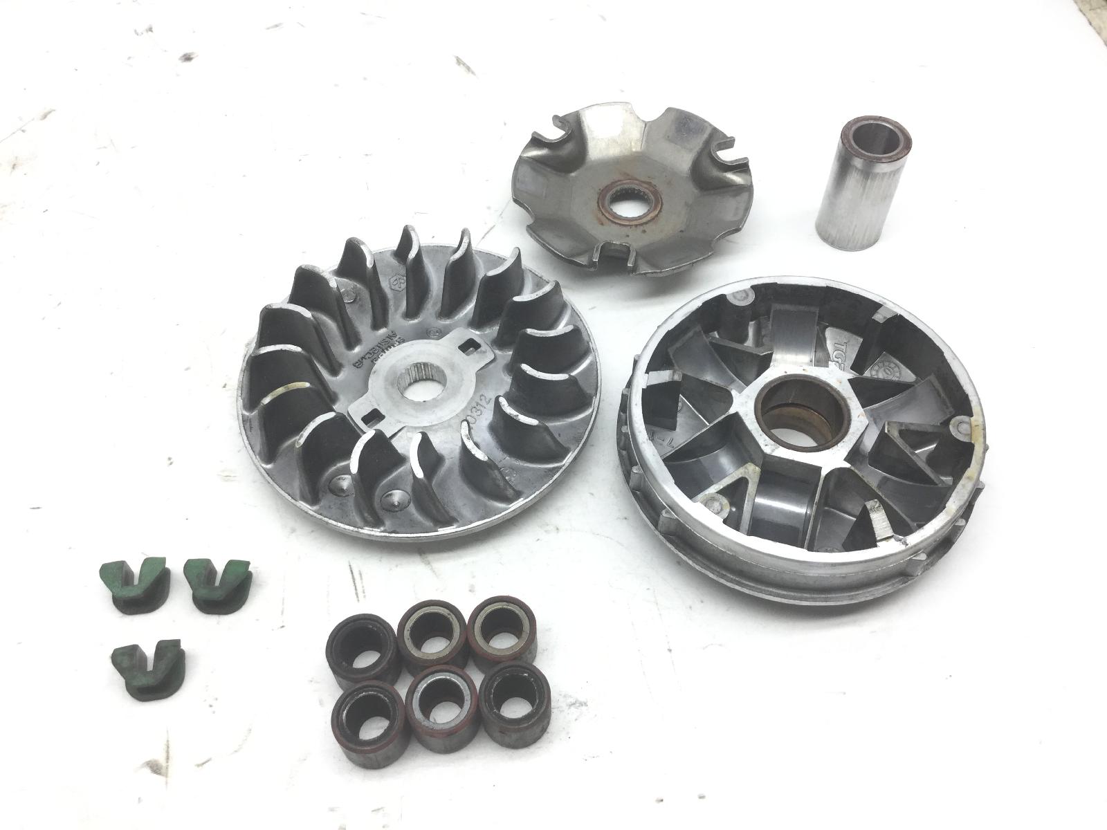 Aprilia scarabeo light 250 variatore puleggia motrice trasmissione completa 2006 2008 vrb00