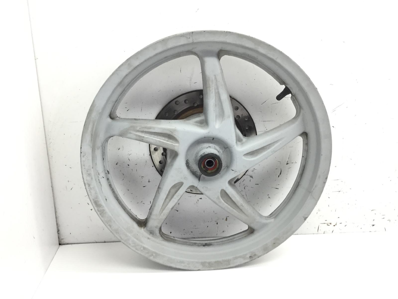 Honda sh 125 cerchio ruota anteriore 16 x 2.50 e disco 2000 2004 zdcjf09a01f