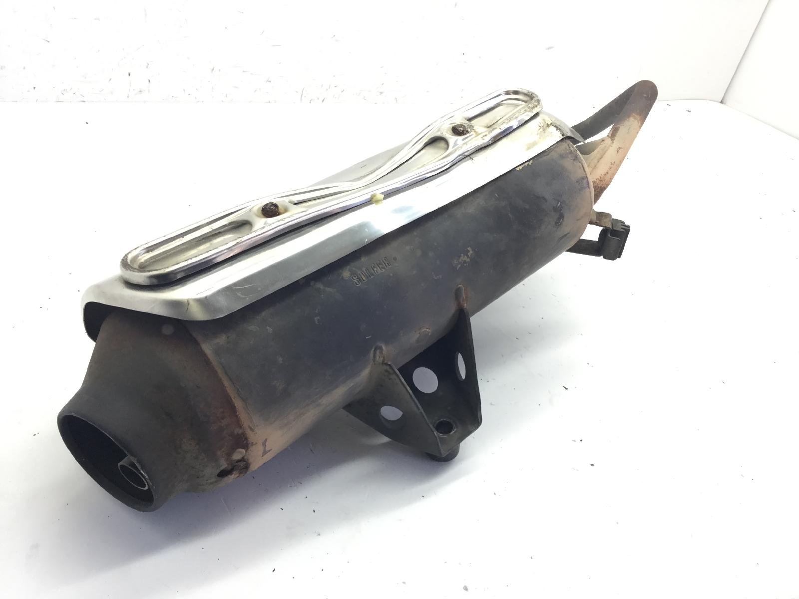 Honda sh i 125 scarico marmitta - ammaccatura su piastra protezione calore 2009 2012 jf23b09f