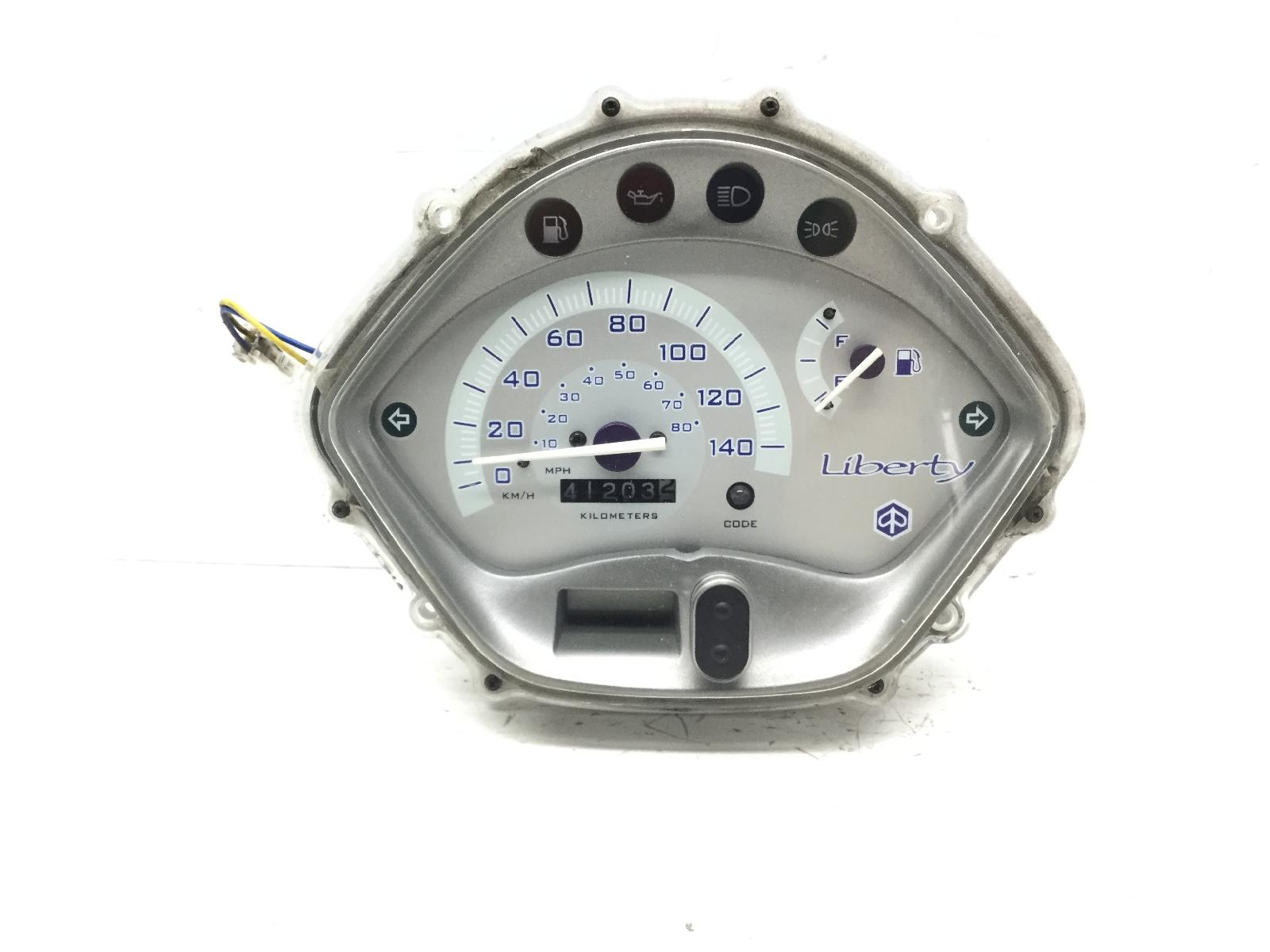 Piaggio liberty 200 strumentazione tachimetro contachilometri 2006 2006 m38400