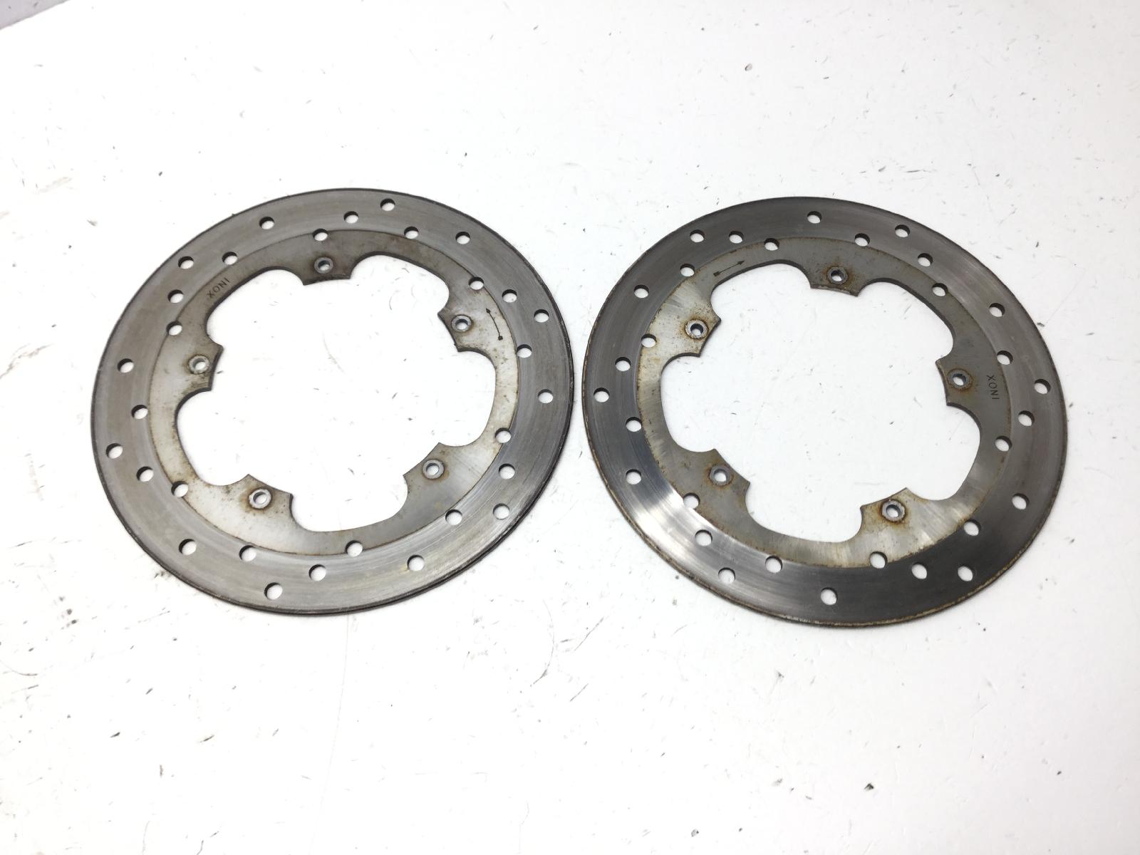 Piaggio x8 euro 3 400 coppia dischi freno anteriore 3.89 e 3.92 mm spessore 2006 2008 m52100