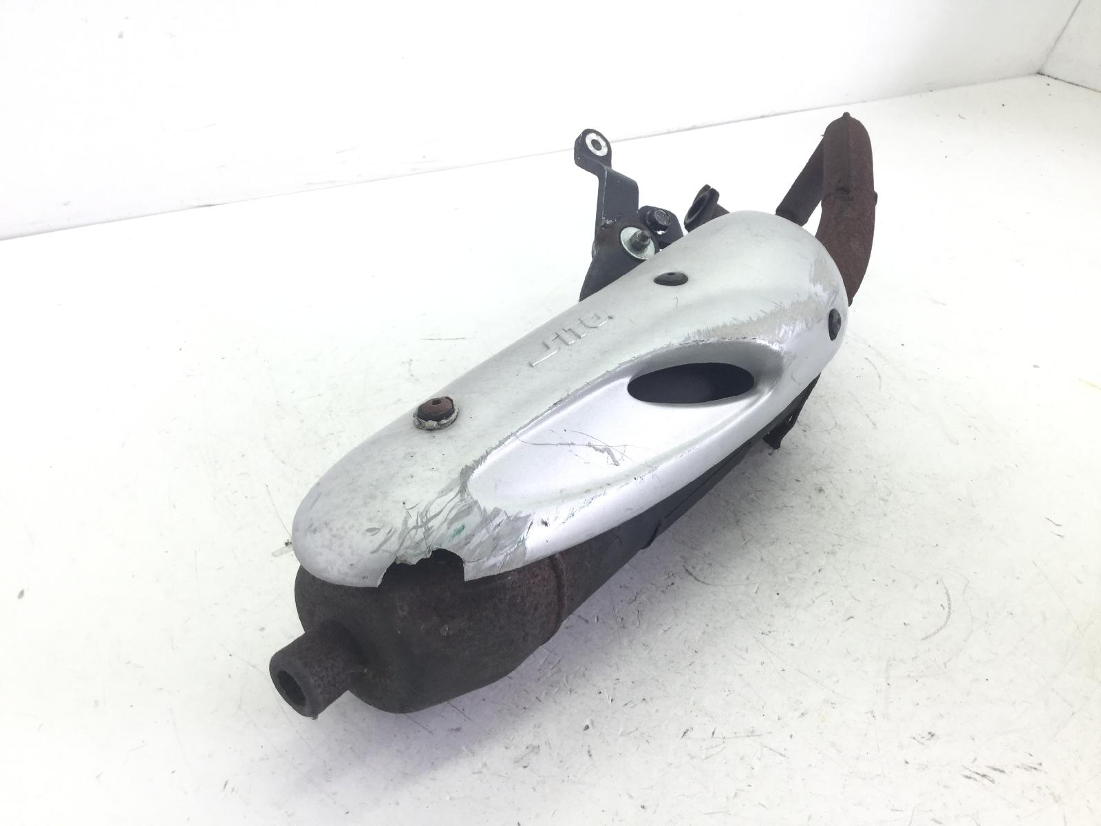 Aprilia scarabeo ditech ie 2t 50 scarico marmitta e staffa - marca: sito 2001 2004 sca00