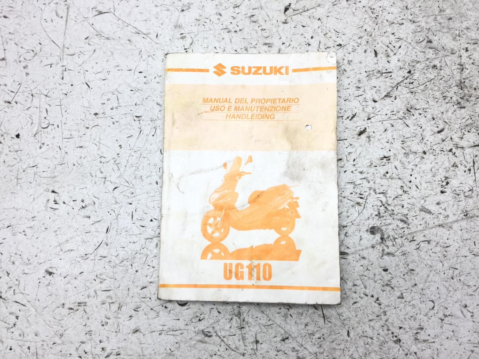 Suzuki ug hokuto 110 manuale uso e manutenzione 2000 2000 a7111