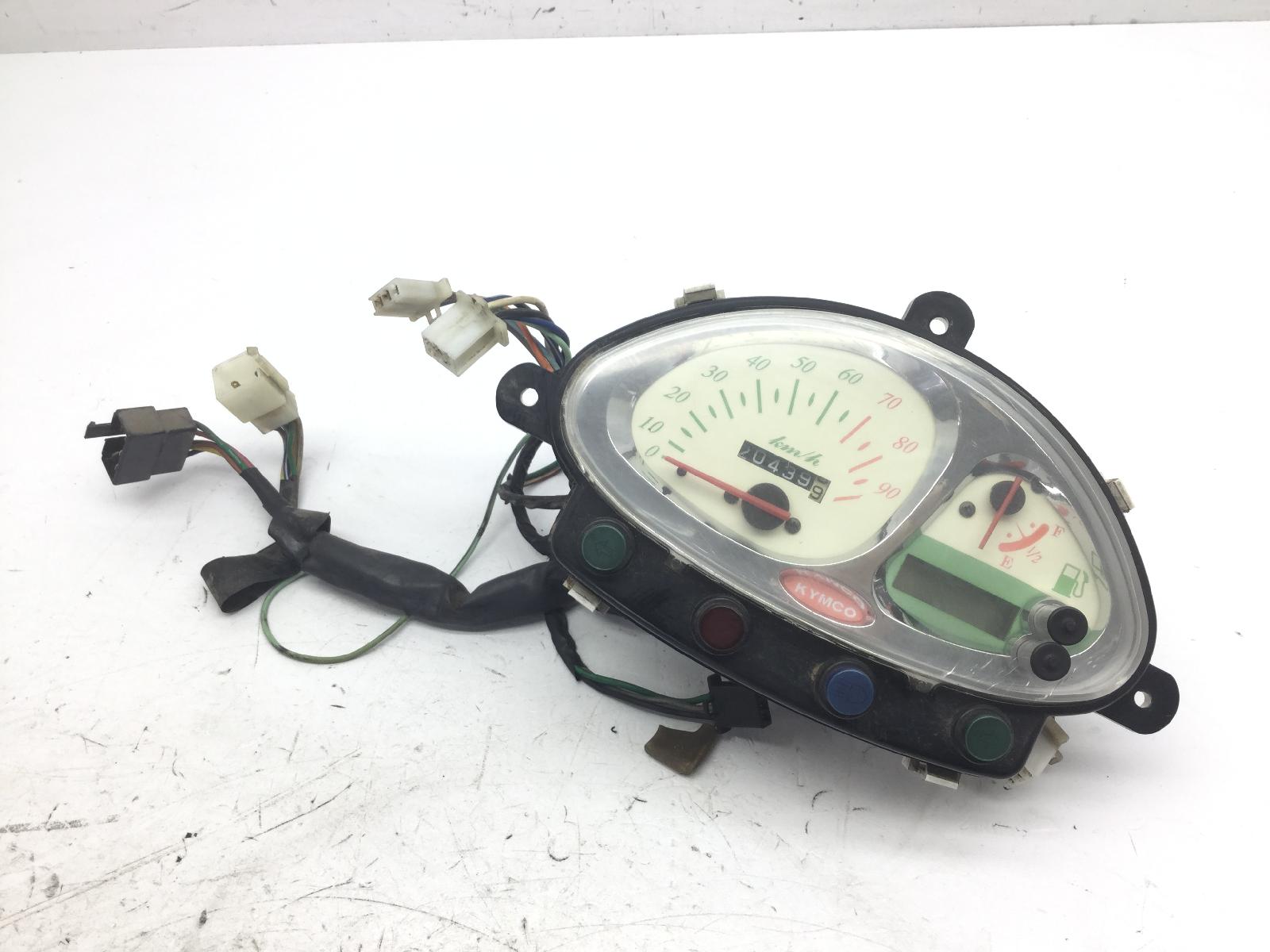 Kymco people 2t 50 strumentazione contachilometri con lievi crepe su vetro 1999 2000 b10001