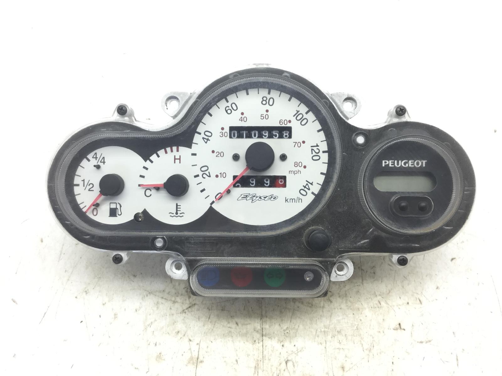 Peugeot elyseo 150 strumentazione contachilometri gruppo strumenti 2001 2002 vgag2ac