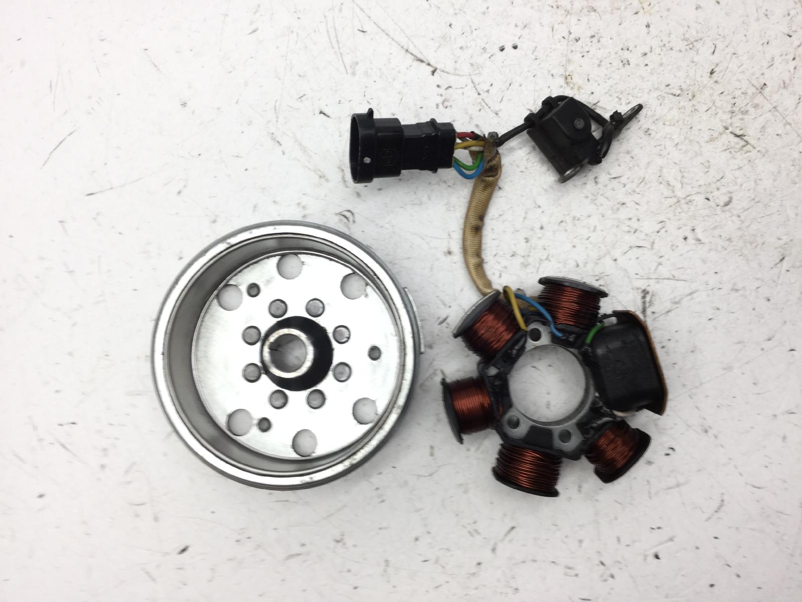 Piaggio vespa lx 2t 50 statore campo magnetico e volano rotore 2009 2013 c38101