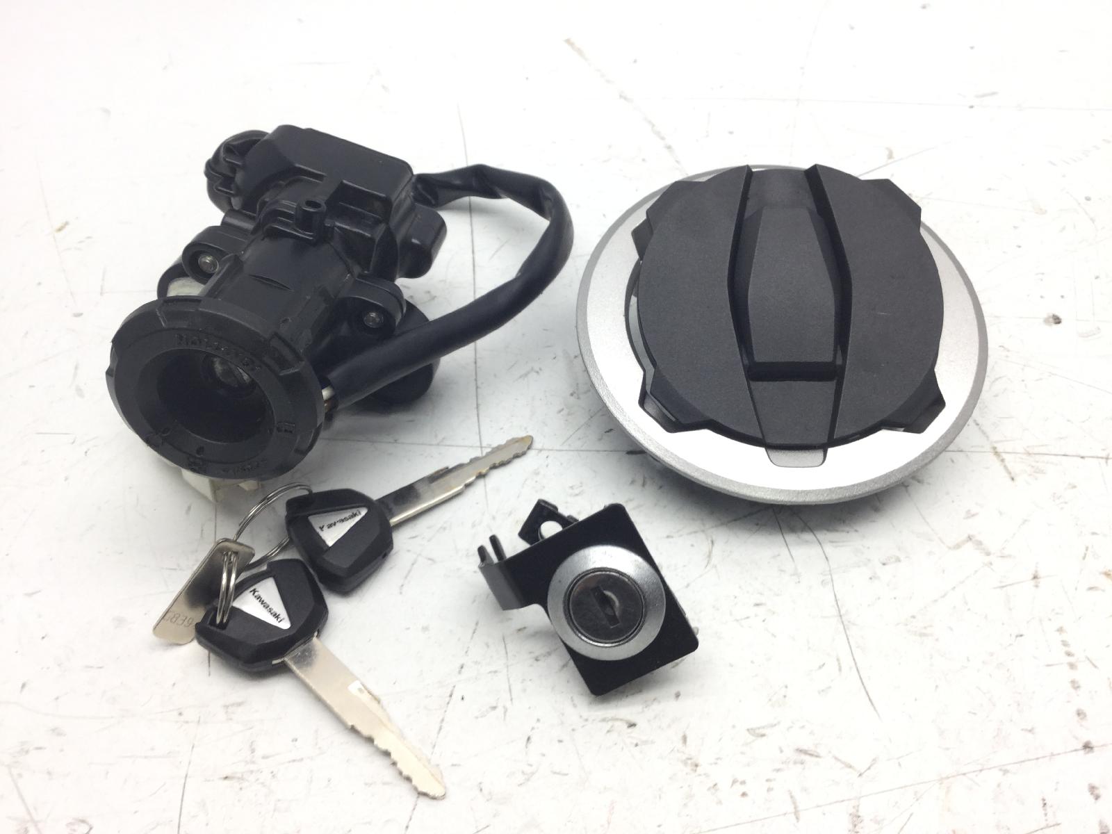 Kawasaki ninja abs dep 650 blocchetto chiave serratura tappo serbatoio 2017 2018 ex650kkda