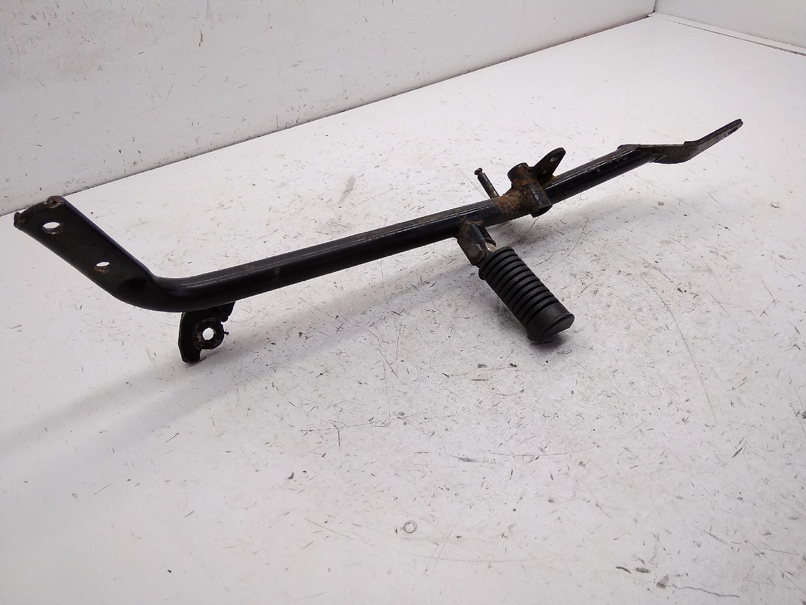 Moto guzzi v75 sp 750 pedana anteriore sinistra e supporto 1990 1994
