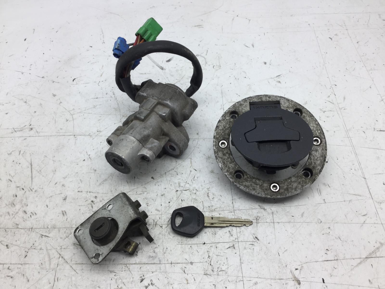 Suzuki gsx 750 blocchetto chiave tappo serbatoio serratura 1998 2001 ae111