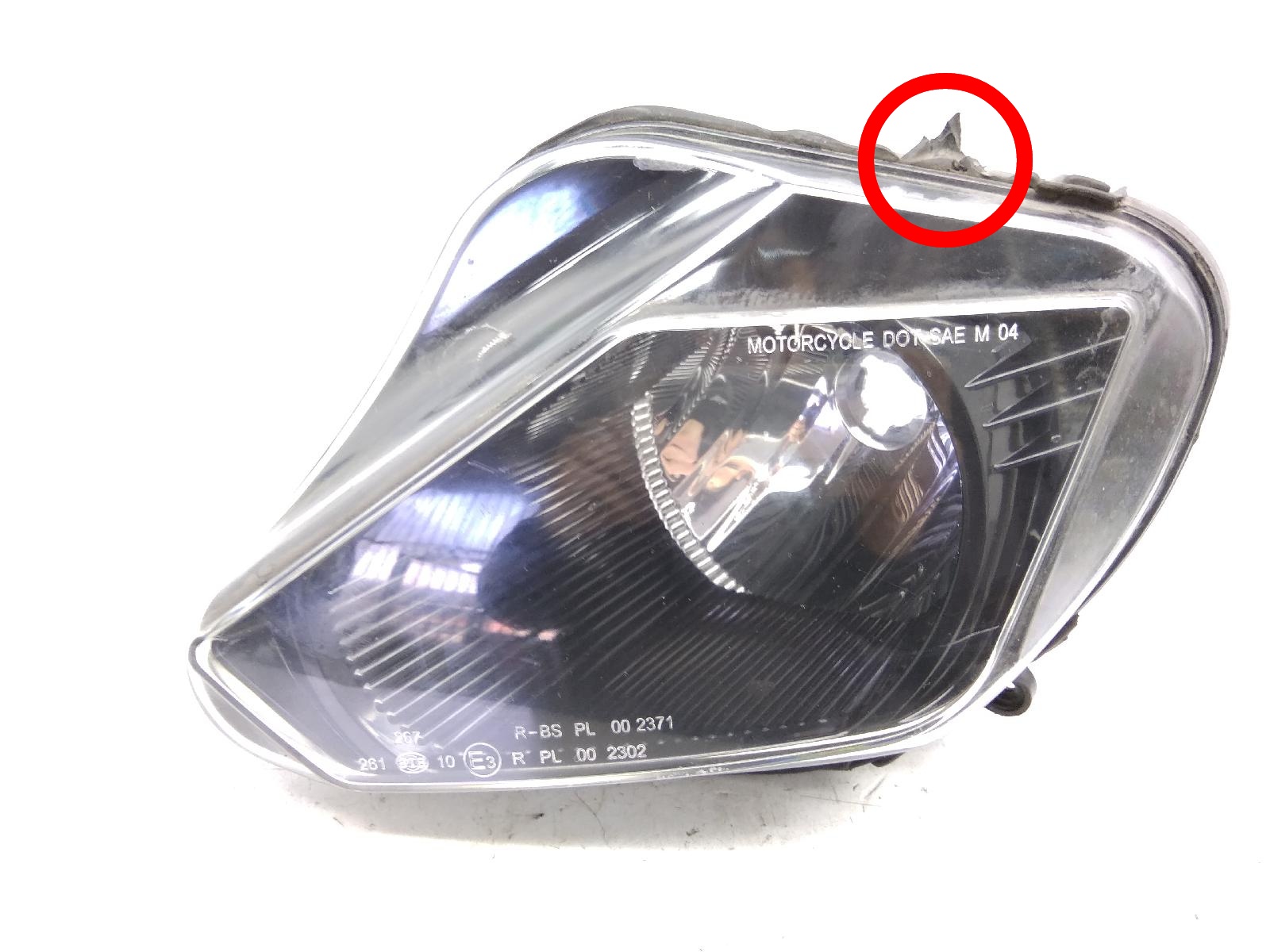 Derbi gpr racing 50 faro fanale anteriore sinistro - attacco rotto 2004 2005 gr1a1a